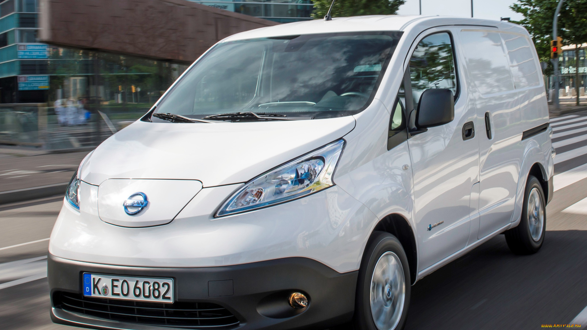 автомобили, nissan, datsun, e-nv200, van, 2014г, светлый