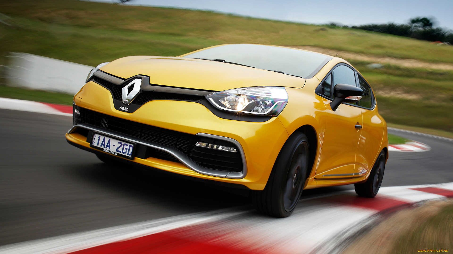 автомобили, renault, clio, r, s, 200, au-spec, желтый