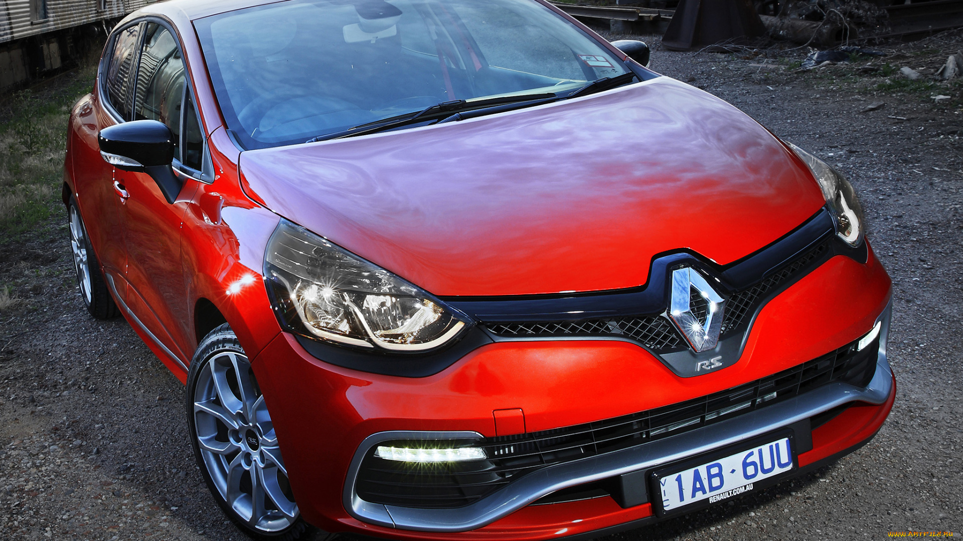 автомобили, renault, clio, r, s, 200, au-spec, красный