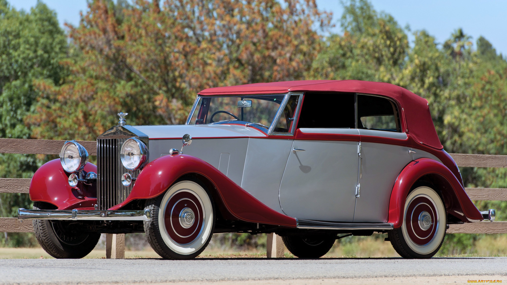автомобили, rolls-royce, 25-30, hp, wingham, 4-door, cabriolet, martin, walter, 1937г