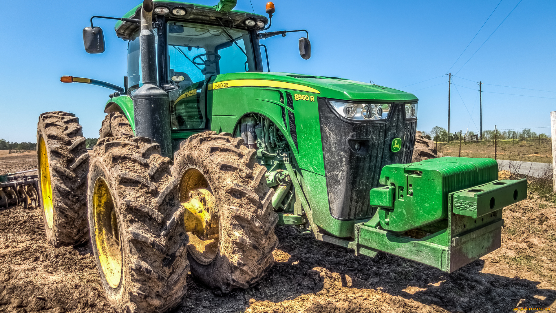 john, deere, 8360r, tractor, техника, тракторы, джон, дир, фирма, сша