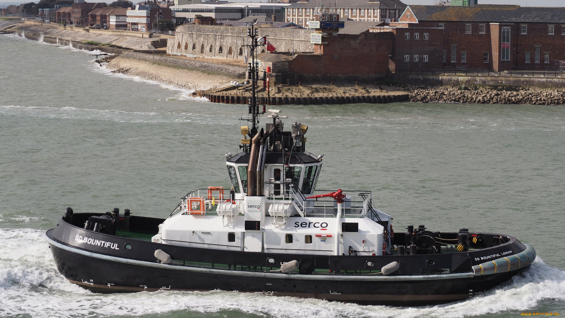 корабли, баркасы, , , буксиры, буксир, акватория