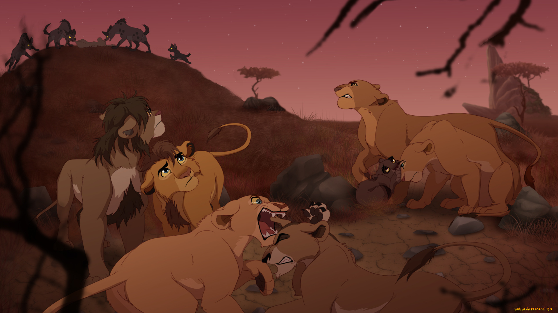 рисованные, животные, , сказочные, , мифические, прайд