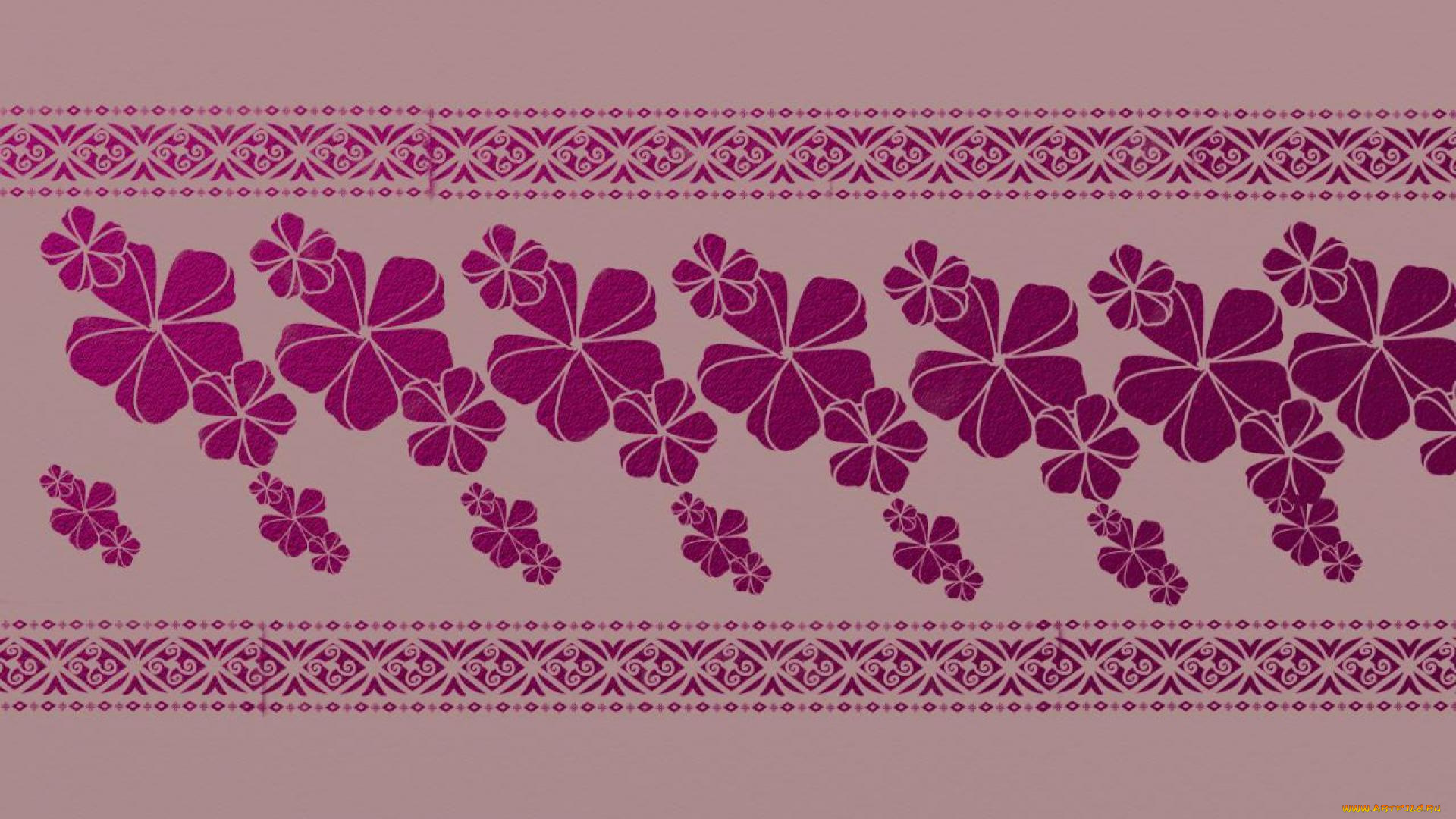 векторная, графика, цветы