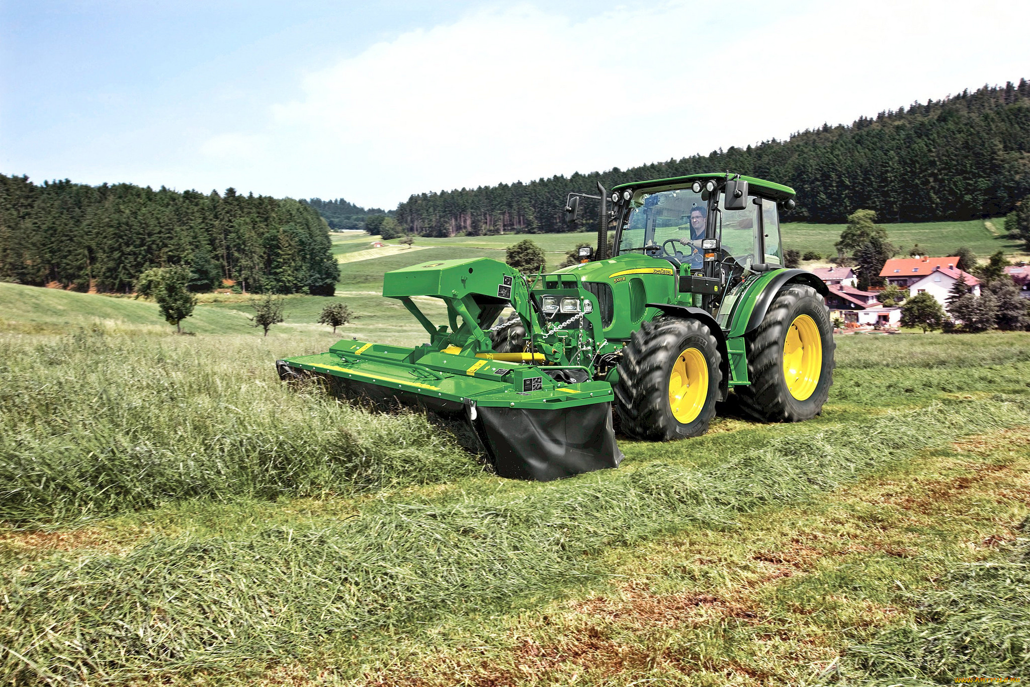 техника, тракторы, уборка, косилка, трактор