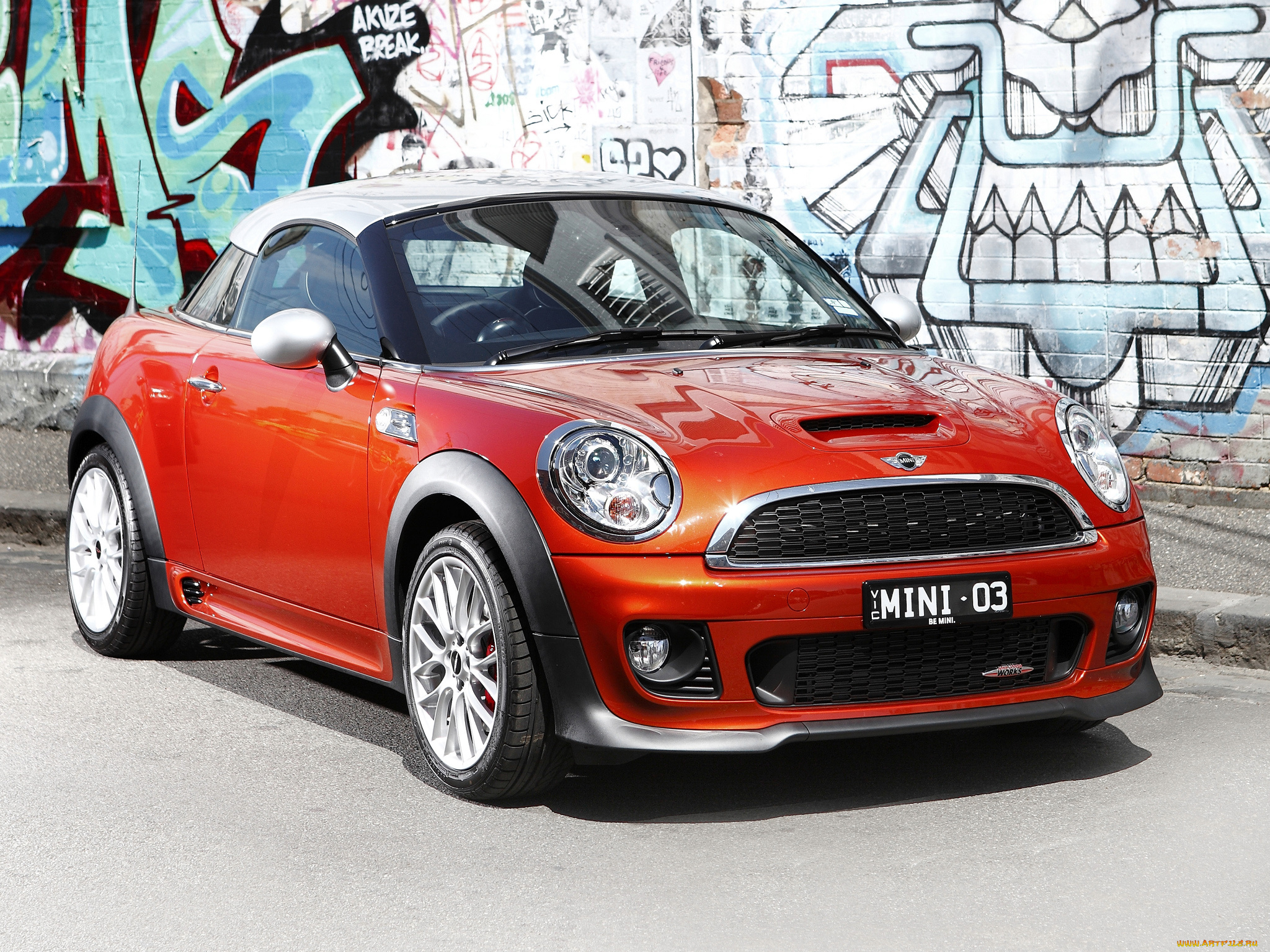 автомобили, mini, john, cooper, works, coupe, au-spec, r58