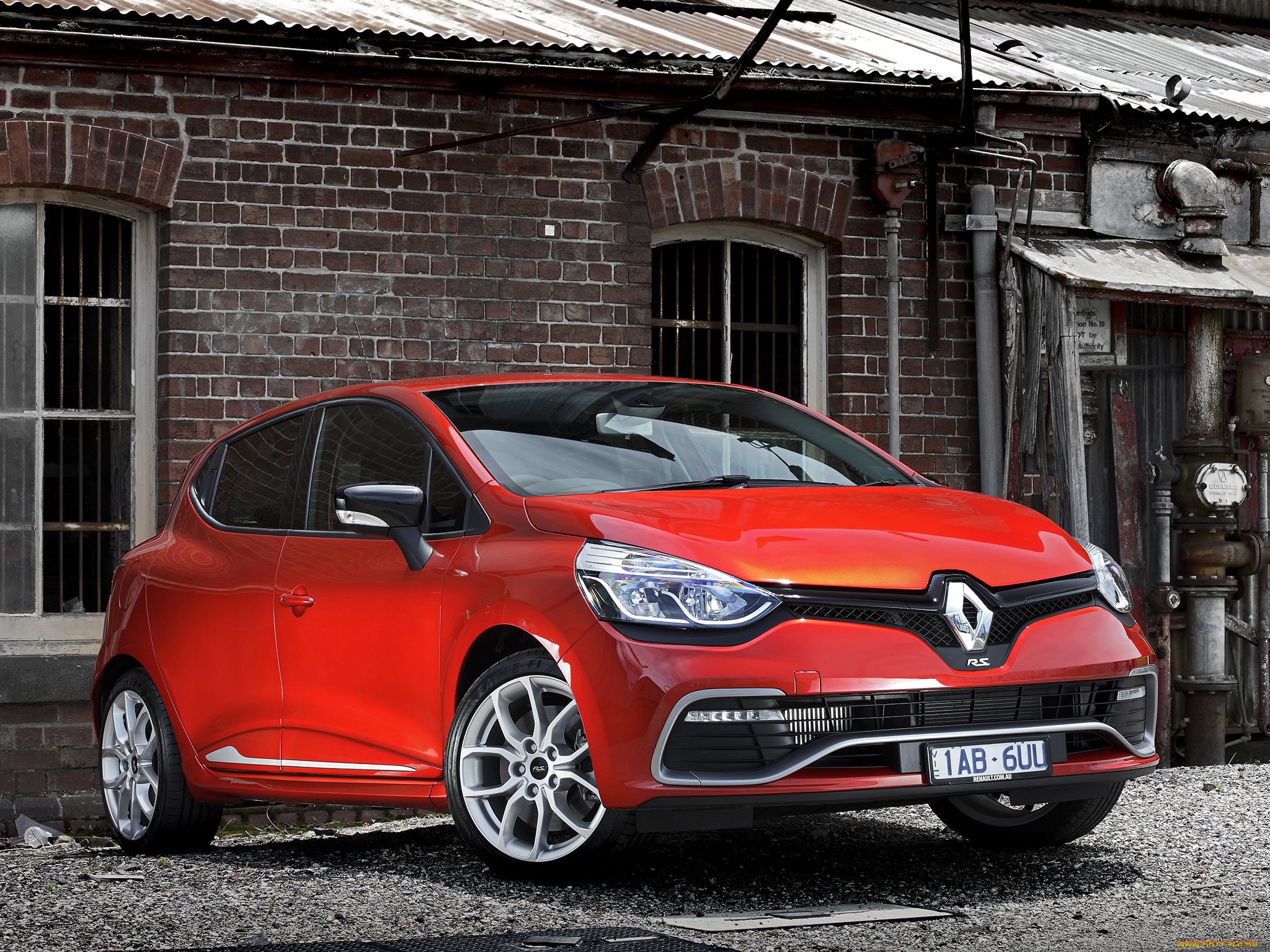 автомобили, renault, clio, r, s, 200, au-spec, красный