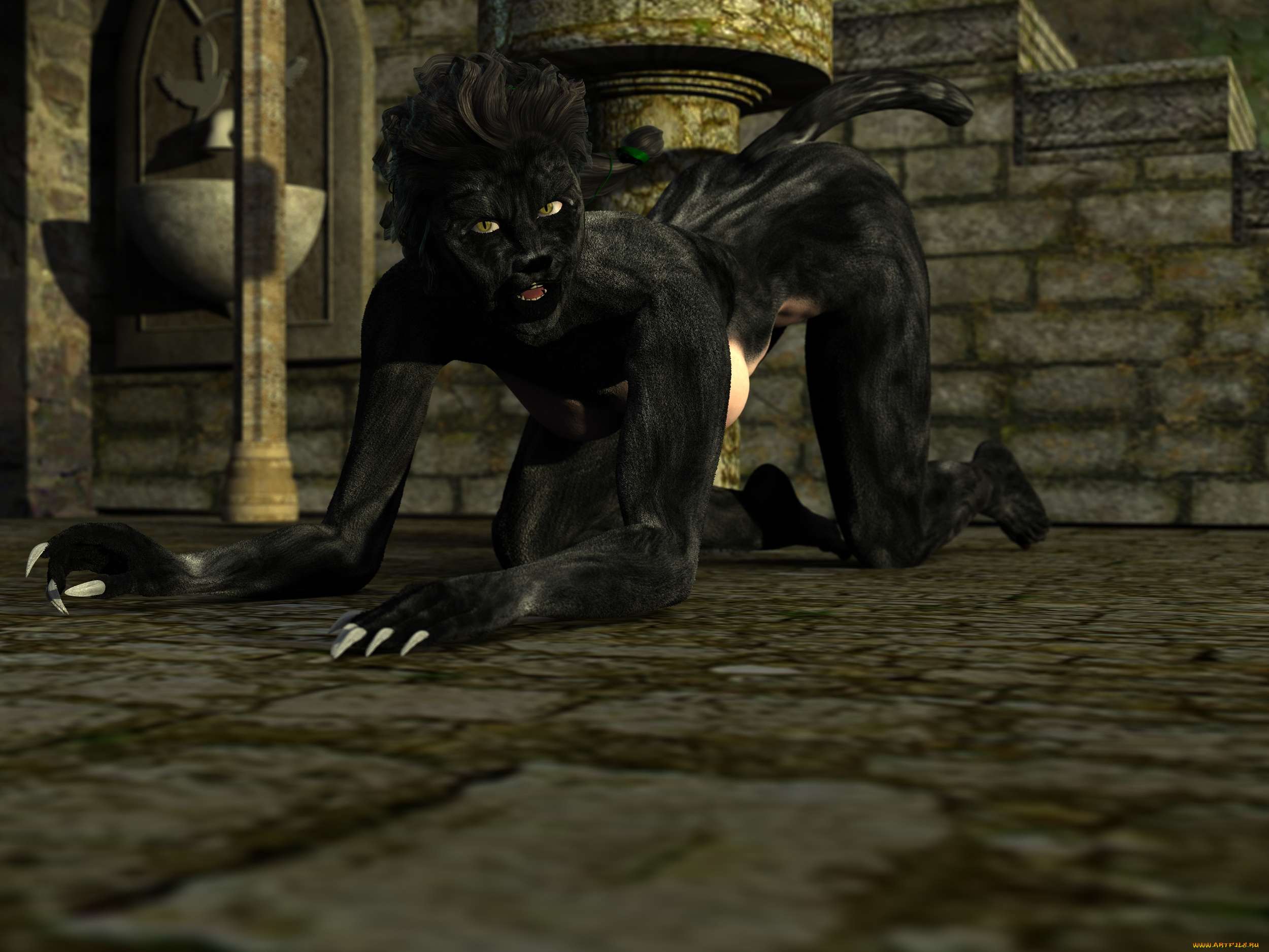 damn, 3д, графика, существа, , creatures, существо