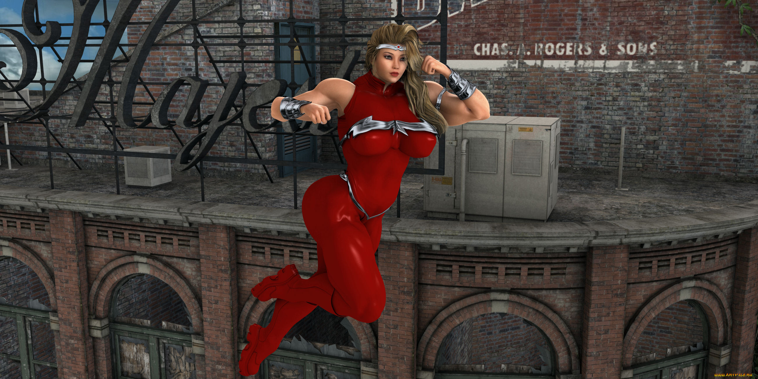 3д, графика, фантазия, , fantasy, супермен, полет