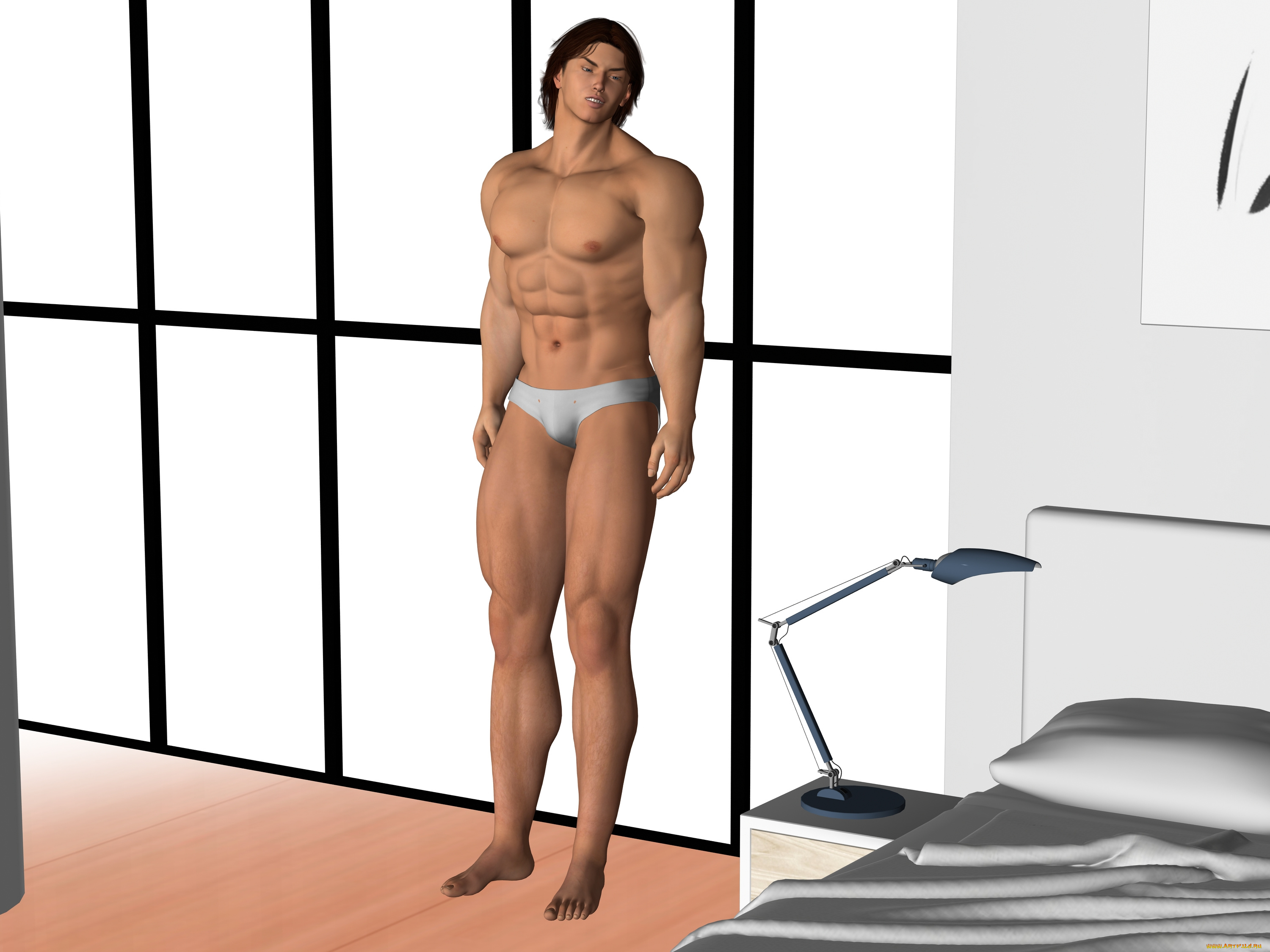 young, couple, 3д, графика, люди, , people, мужчина