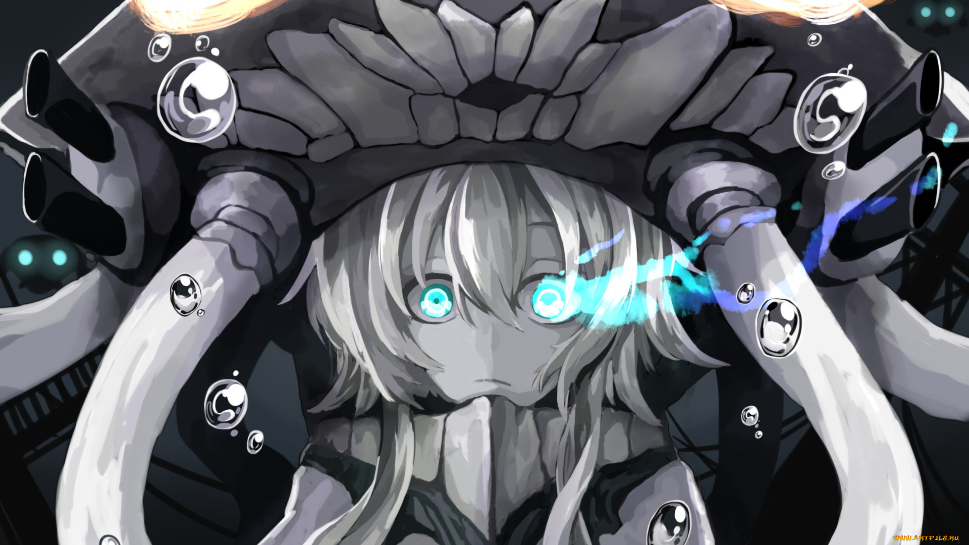 аниме, kantai, collection, kareha, kr, kantai, collection, девушка, wo-class, aircraft, carrier, арт