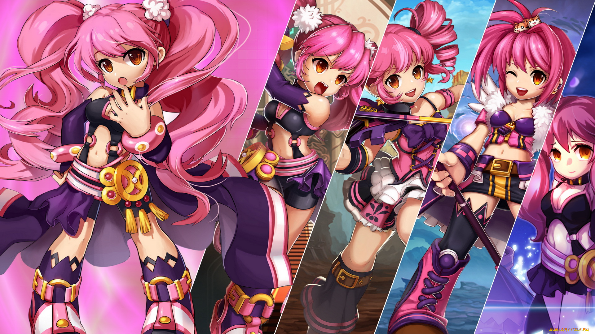 аниме, unknown, , другое, фон, волосы, взгляд, девушки