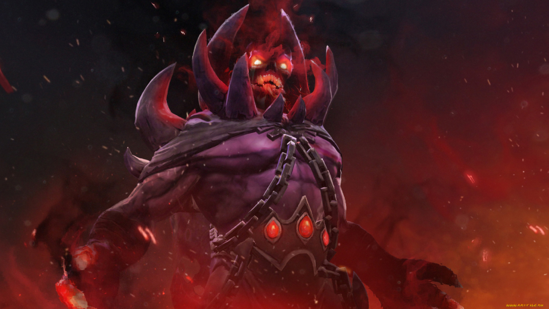 dota, 2, видео, игры, демон