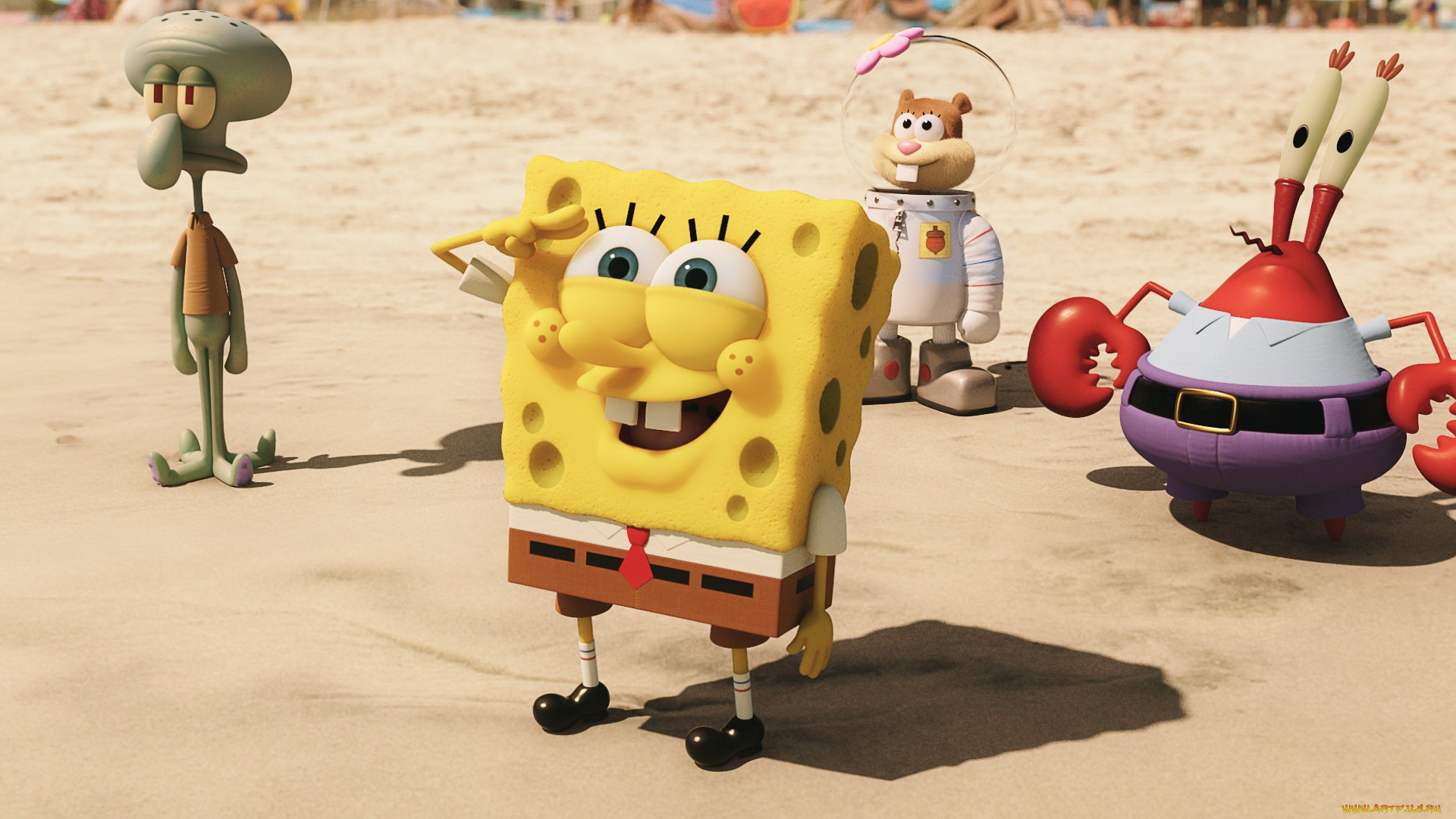 кино, фильмы, the, spongebob, movie, , sponge, out, of, water, фон, персонаж