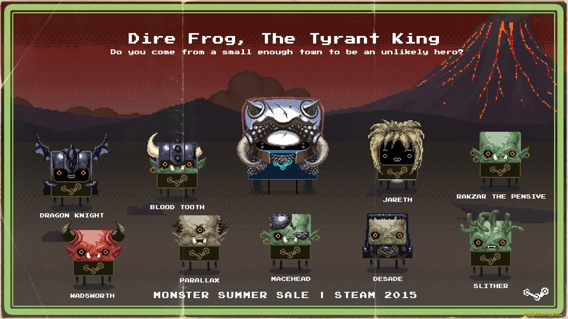 monster, summer, sale, видео, игры, ~~~другое~~~, steam, dire, frog, монстры