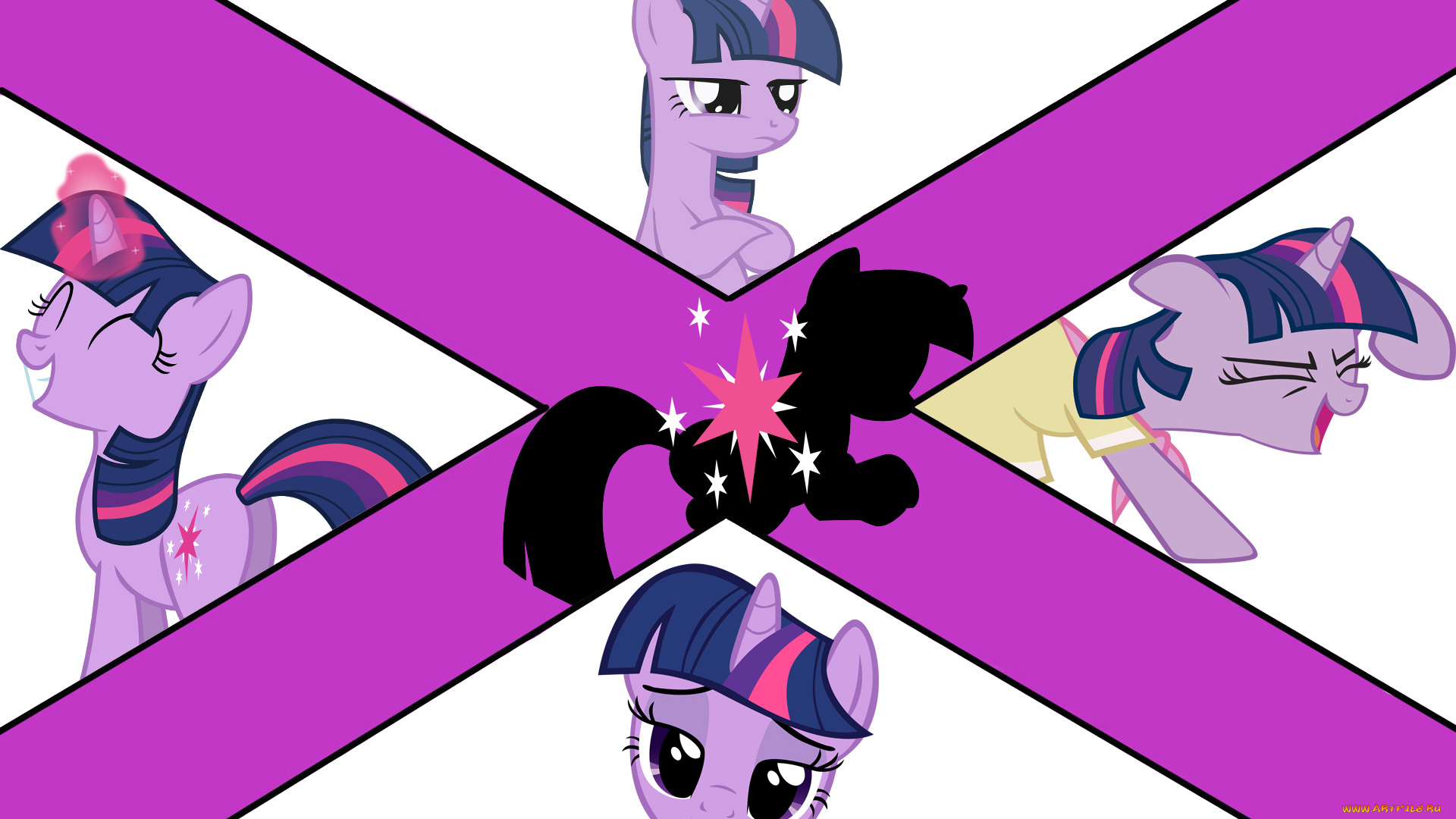 мультфильмы, my, little, pony, пони, фон