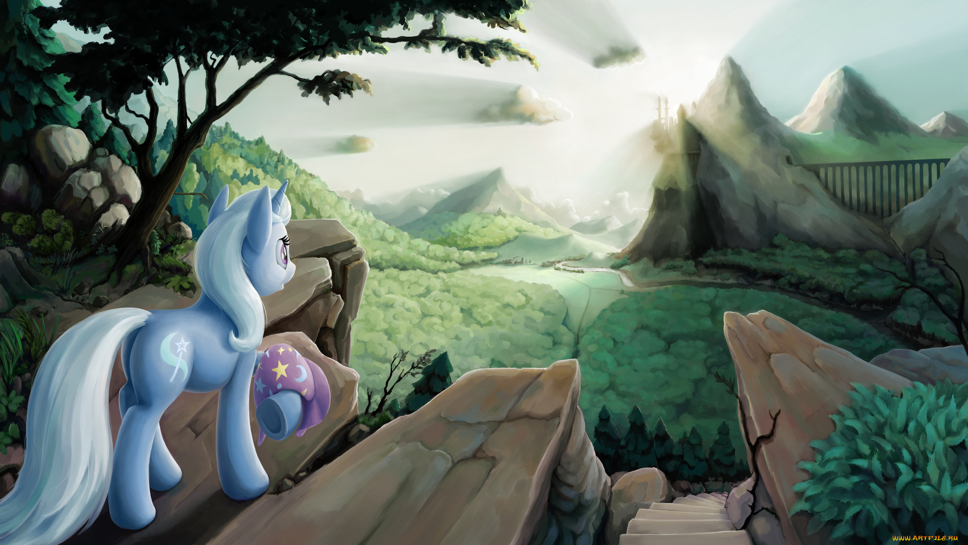 мультфильмы, my, little, pony, пони, фон