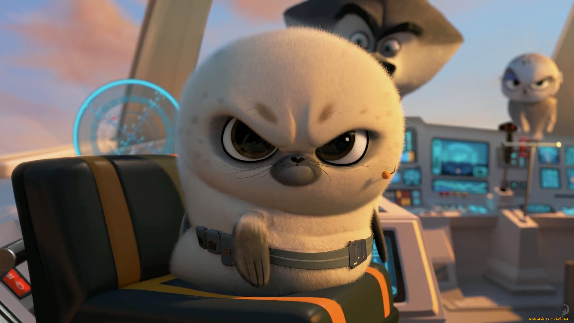 мультфильмы, the, penguins, of, madagascar, фон, пингвин