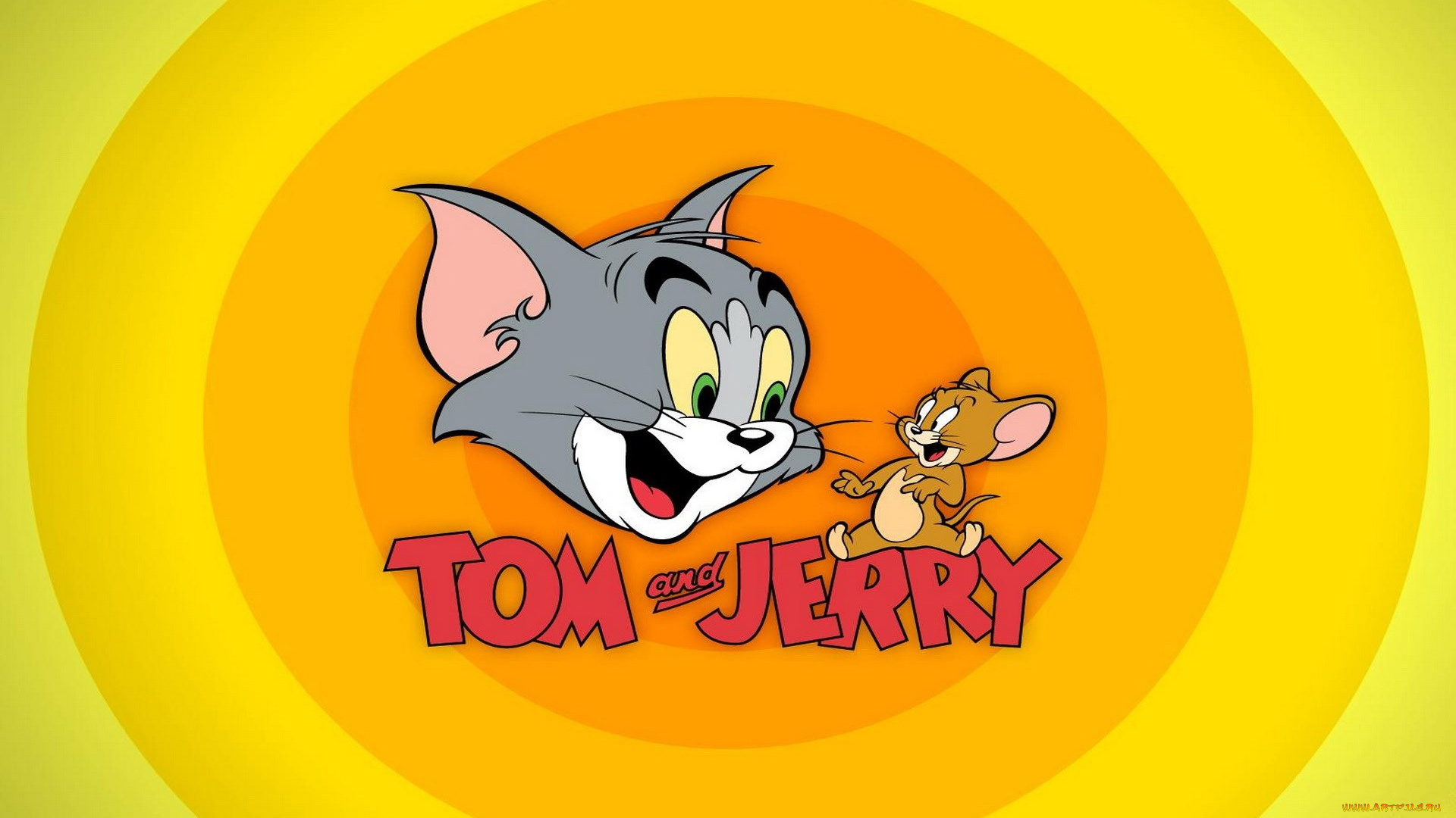 мультфильмы, tom, and, jerry, мышь, кот