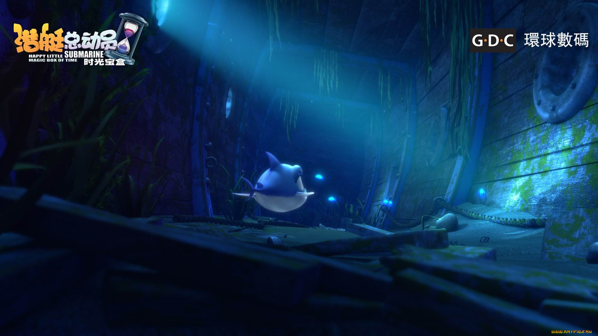 submarine, story, 5, мультфильмы, -unknown, , разное, корабль, дельфин, море