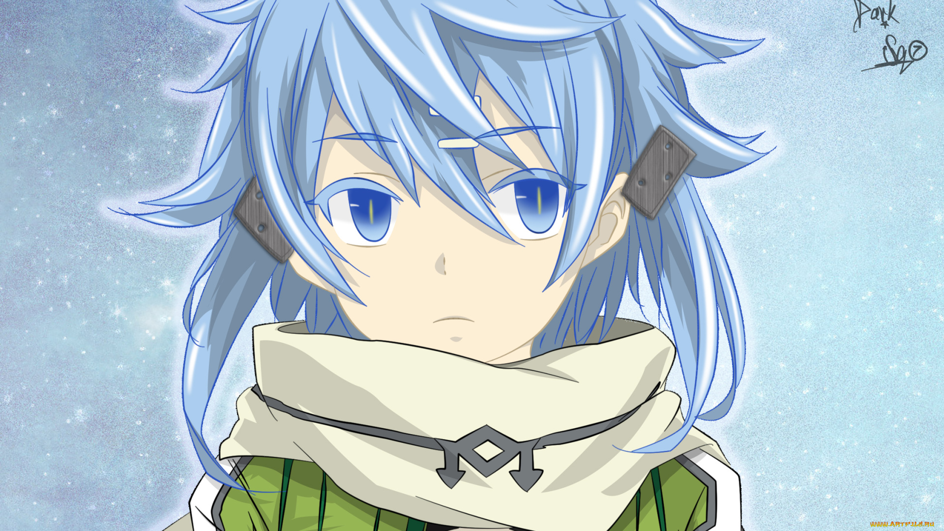 sword, art, online, аниме, фон, взгляд, asada, shino, девушка