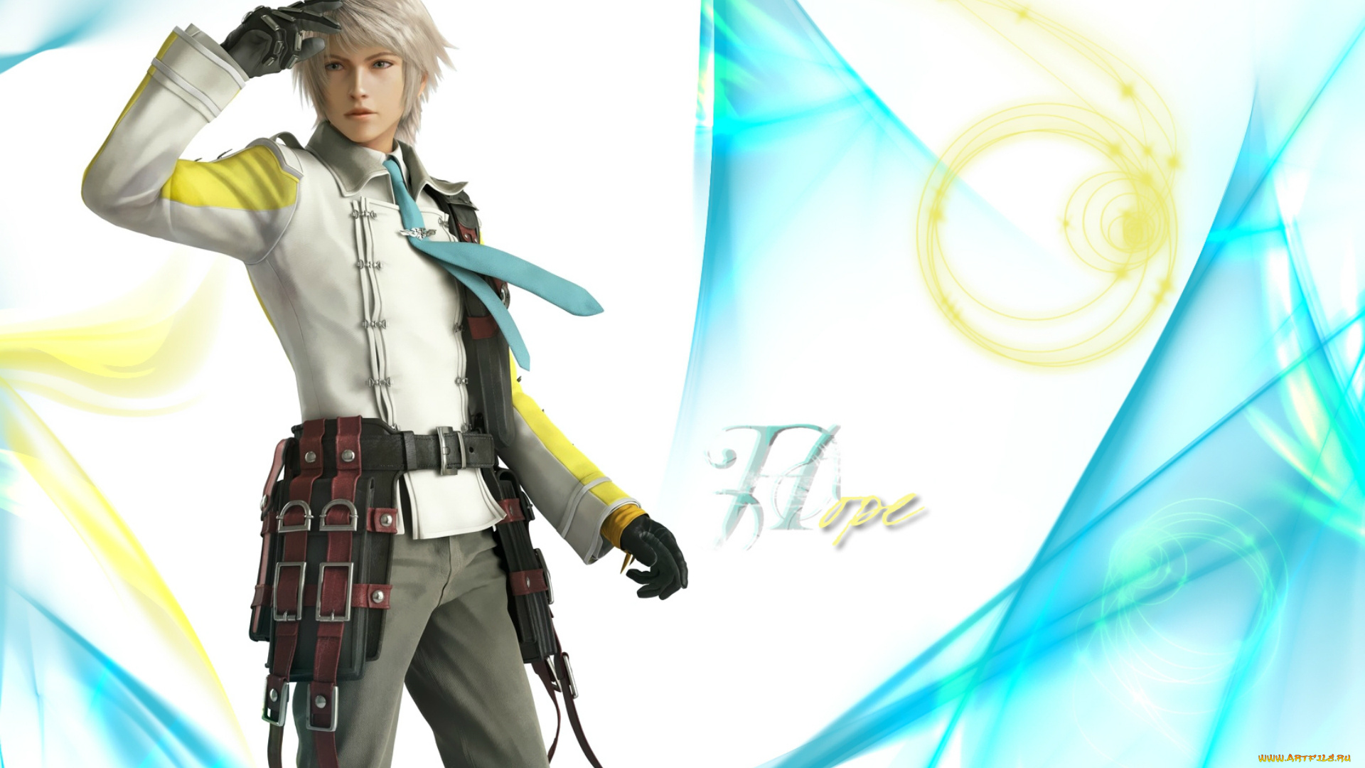 видео, игры, final, fantasy, ii, final, fantasy, hope, estheim, китель, белые, волосы, перчатки, галстук, ремни