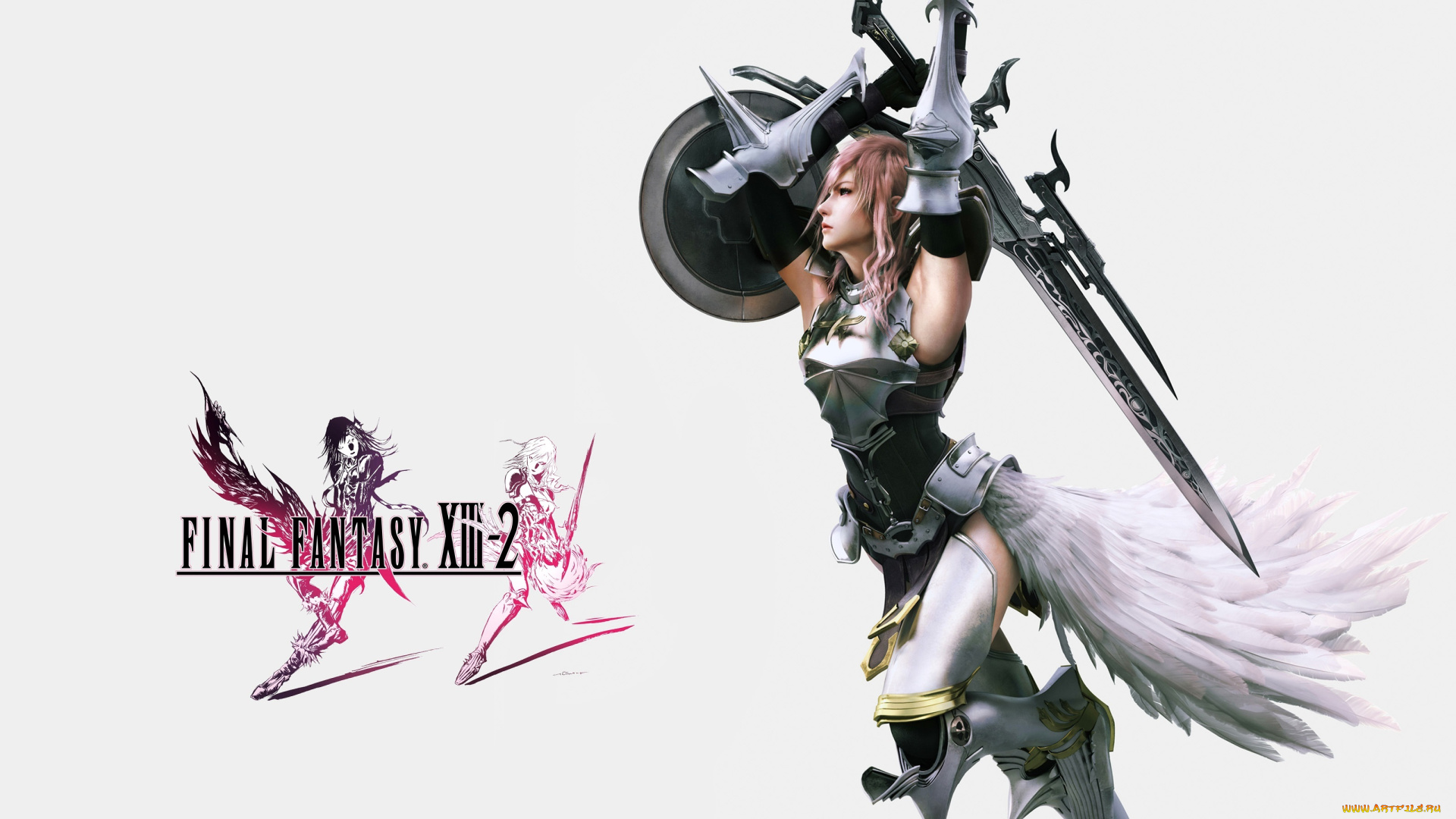 видео, игры, final, fantasy, xiii-2, lightning, final, fantasy, xiii-2, sword, armor