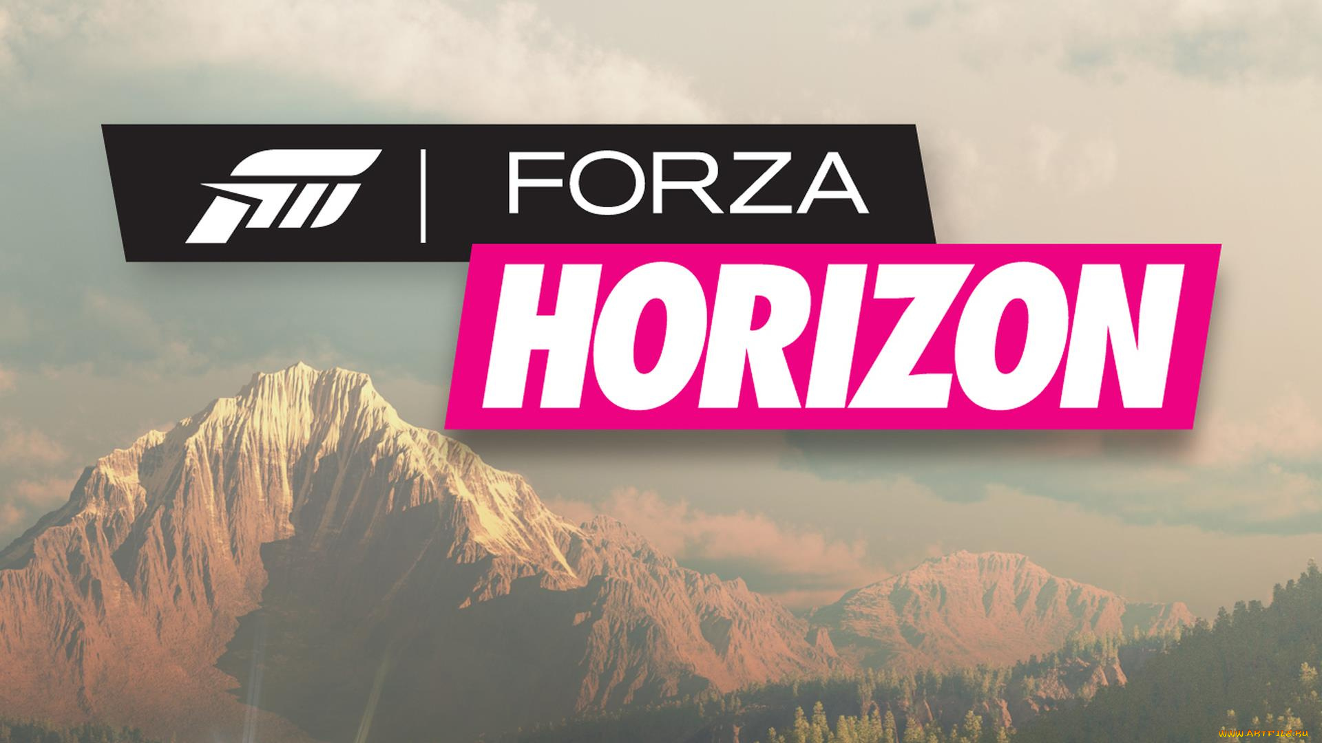 видео, игры, forza, horizon, фон, логотип