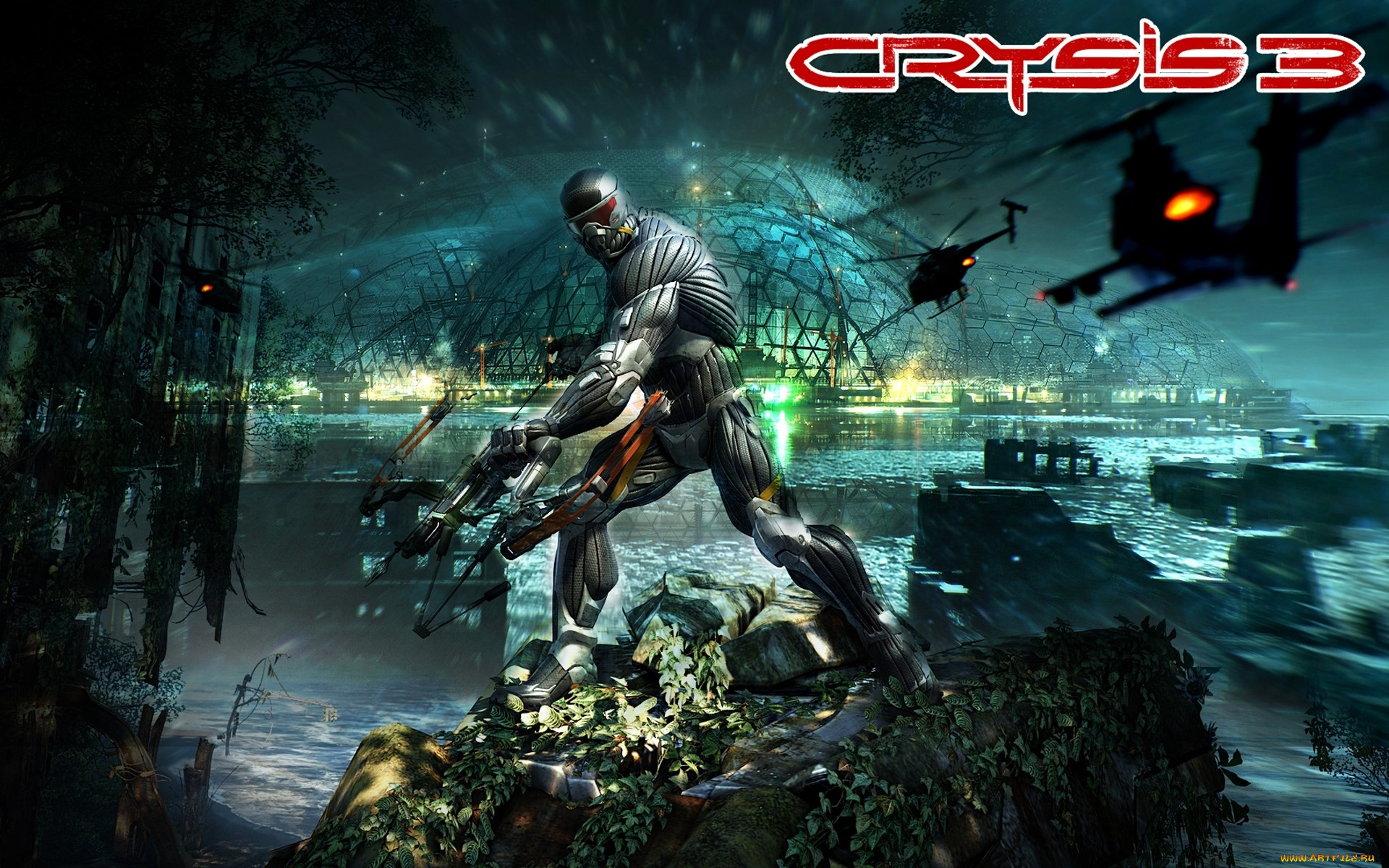 видео, игры, crysis, 3, персонаж