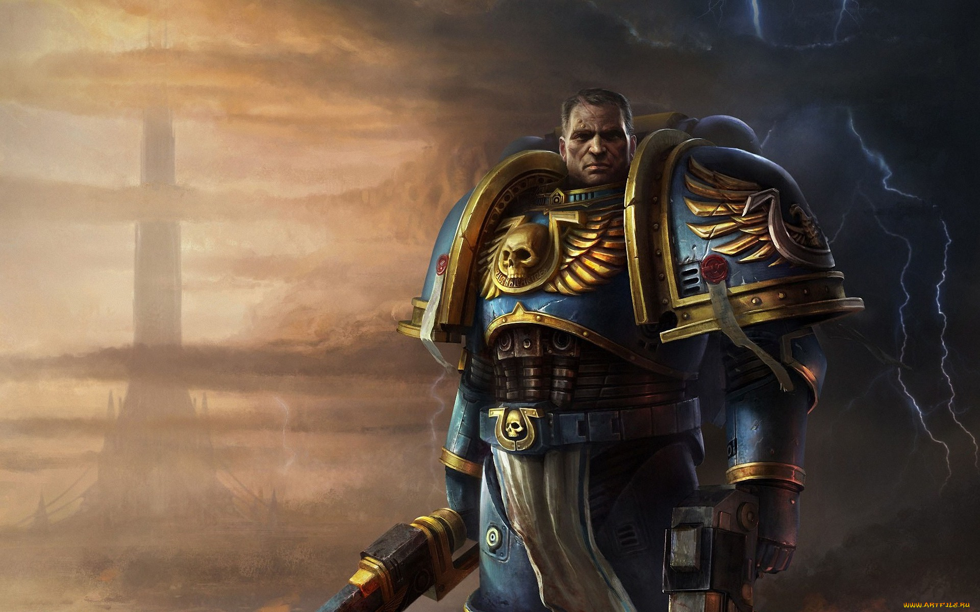 warhammer, 40k, видео, игры, воин