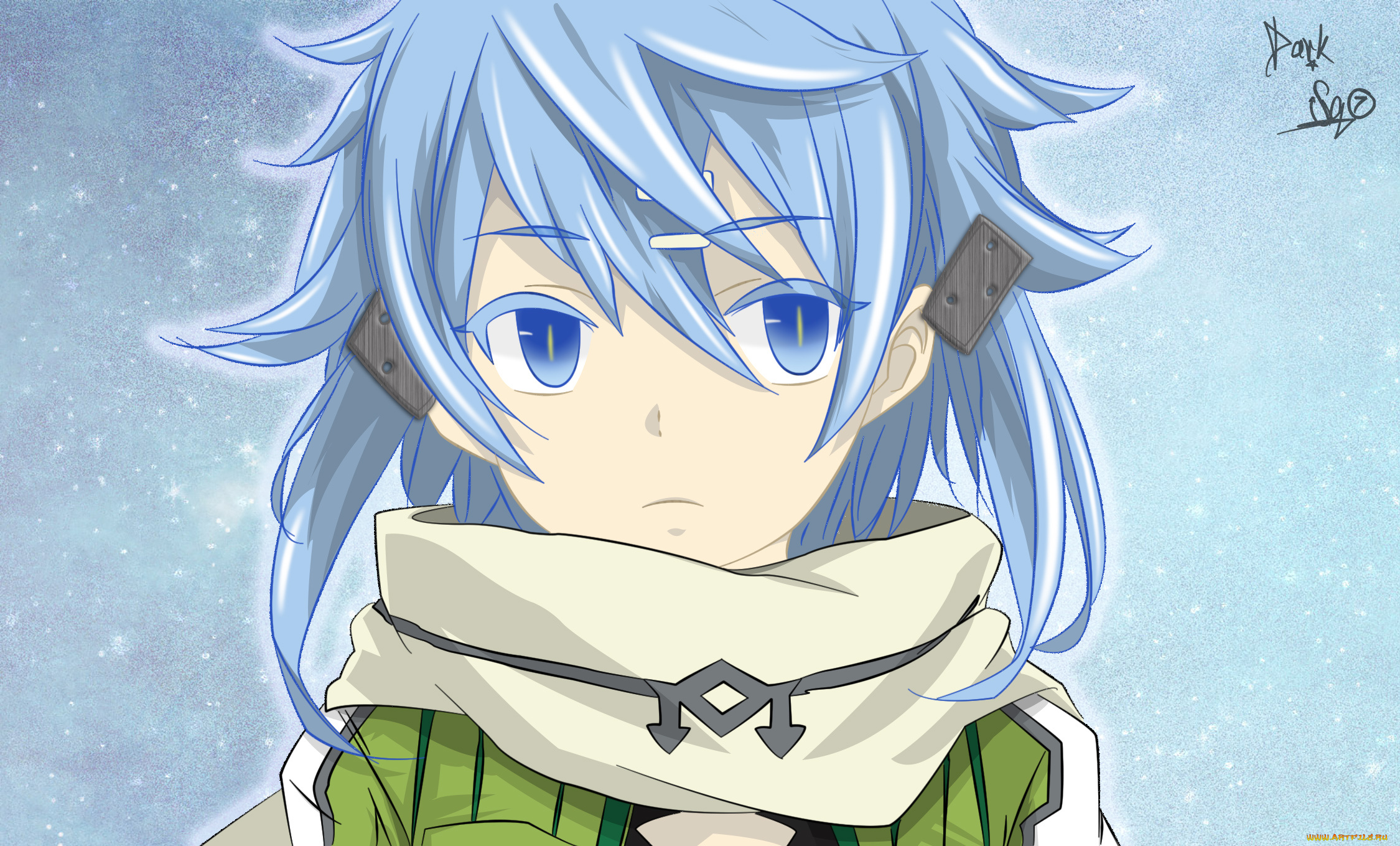 sword, art, online, аниме, фон, взгляд, asada, shino, девушка