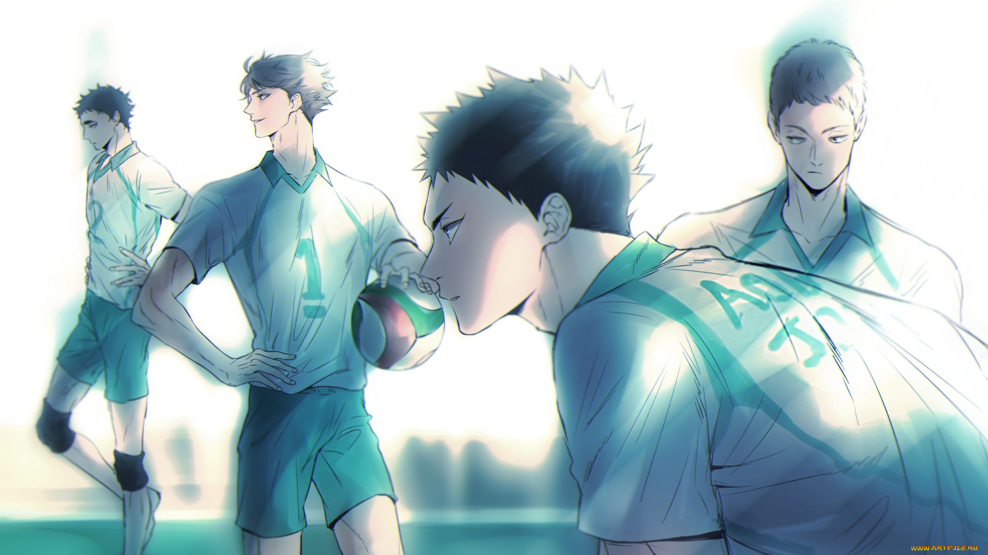 аниме, haikyuu, аоба, джосай