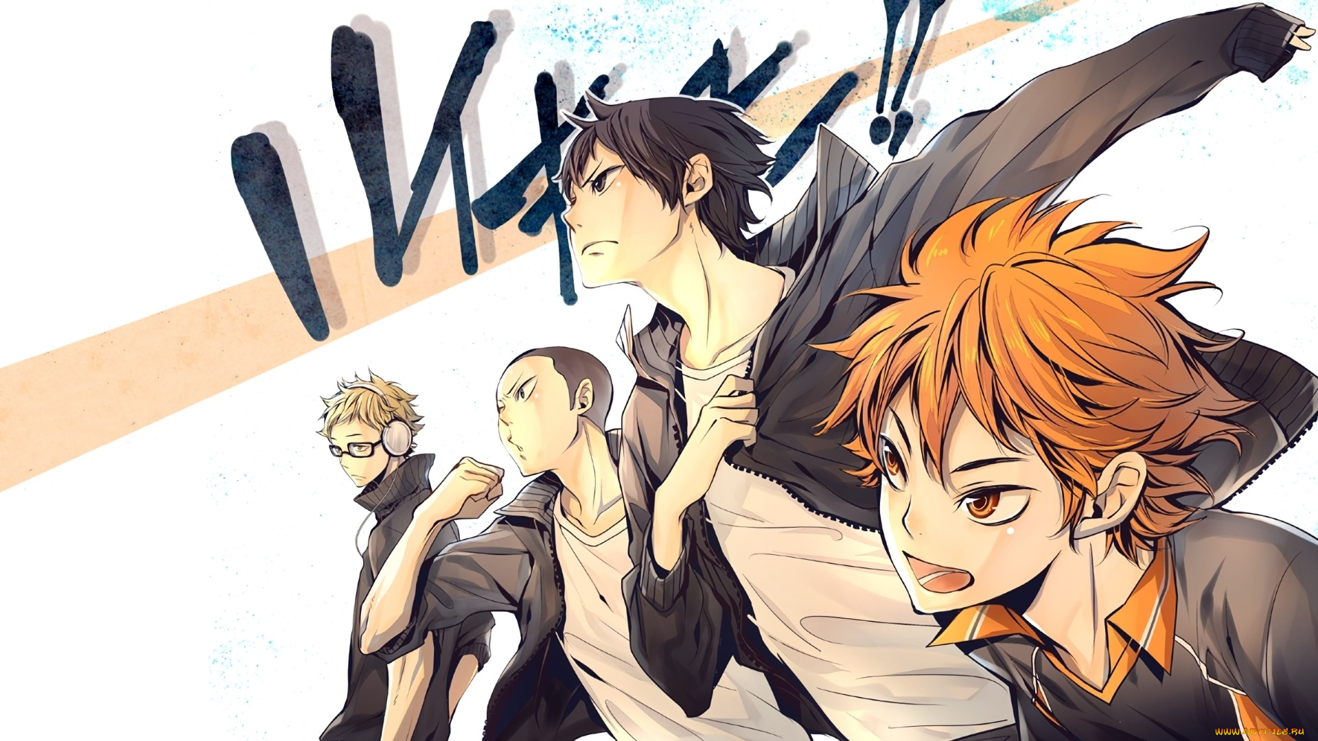 аниме, haikyuu, персонажи