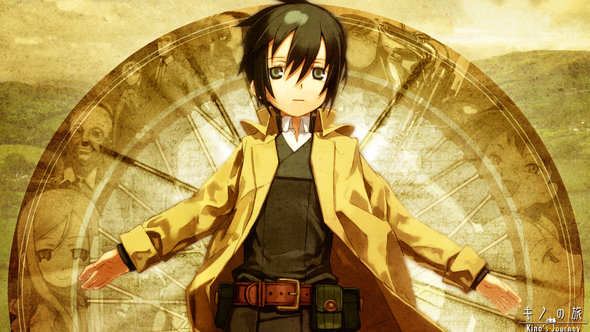 аниме, kino, no, tabi, kino, no, tabi