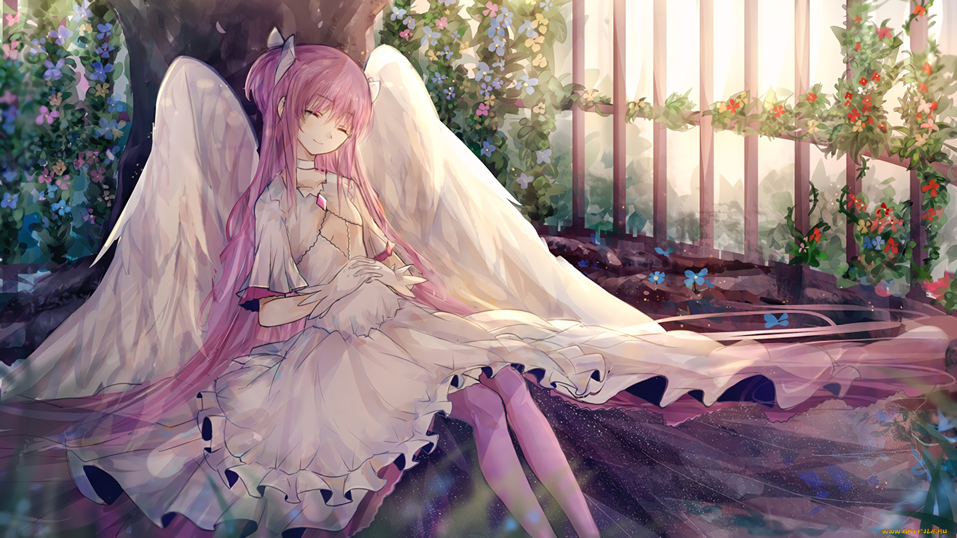 аниме, mahou, shoujo, madoka, magika, kaname, madoka