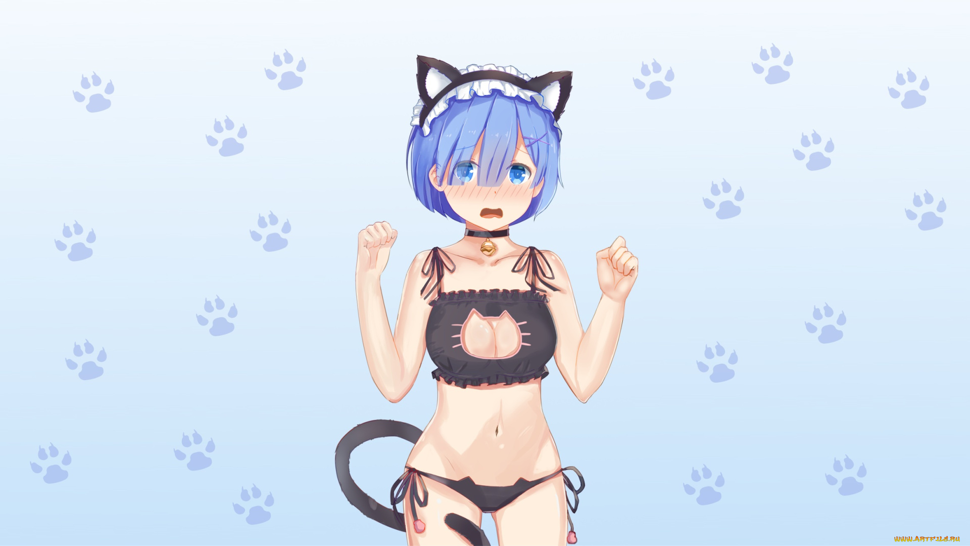 аниме, re, , zero, kara, hajimeru, isekai, seikatsu, рем