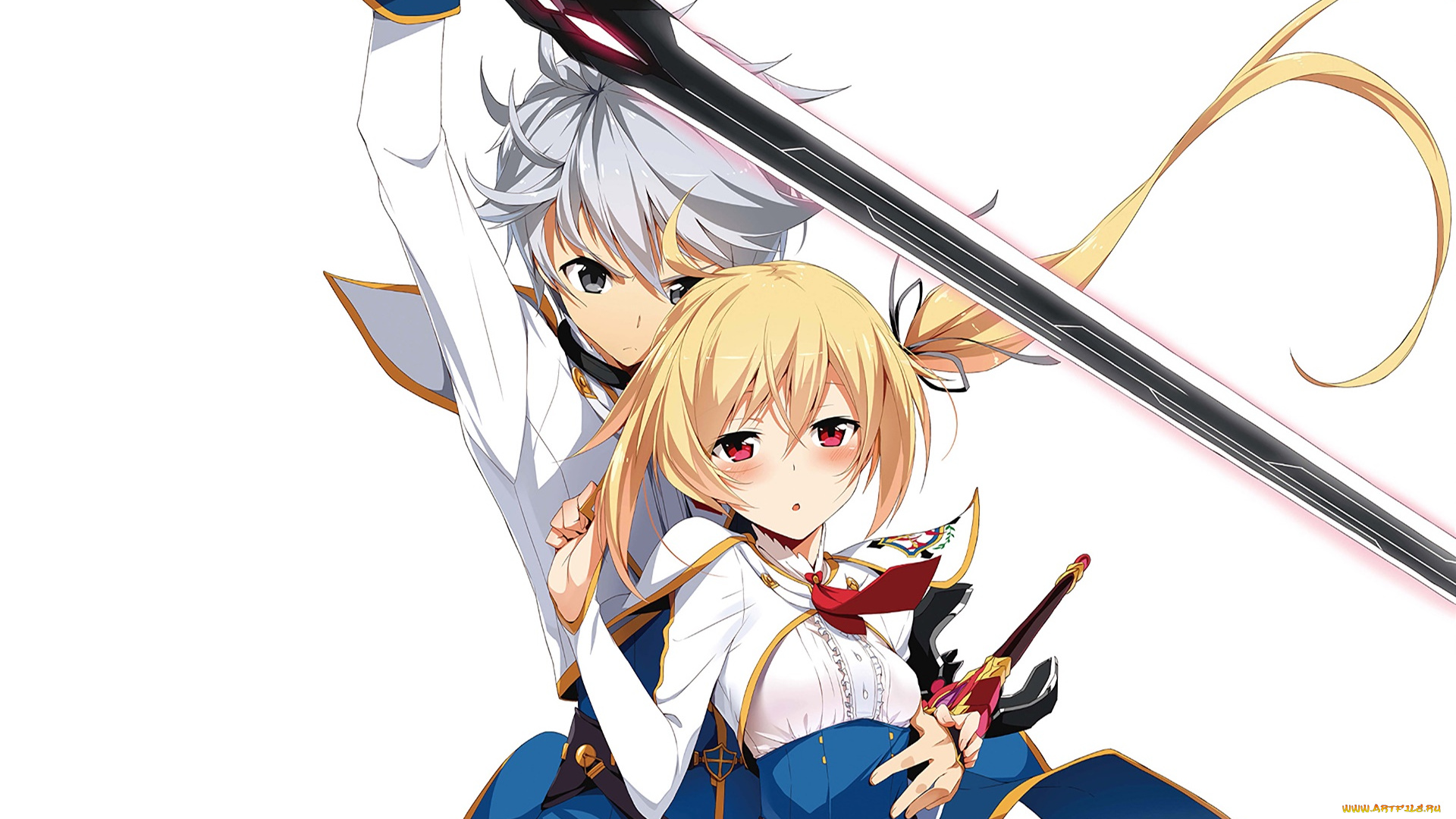 undefeated, bahamut, chronicle, аниме, saijaku, muhai, no, bahamut, фон, взгляд, девушка