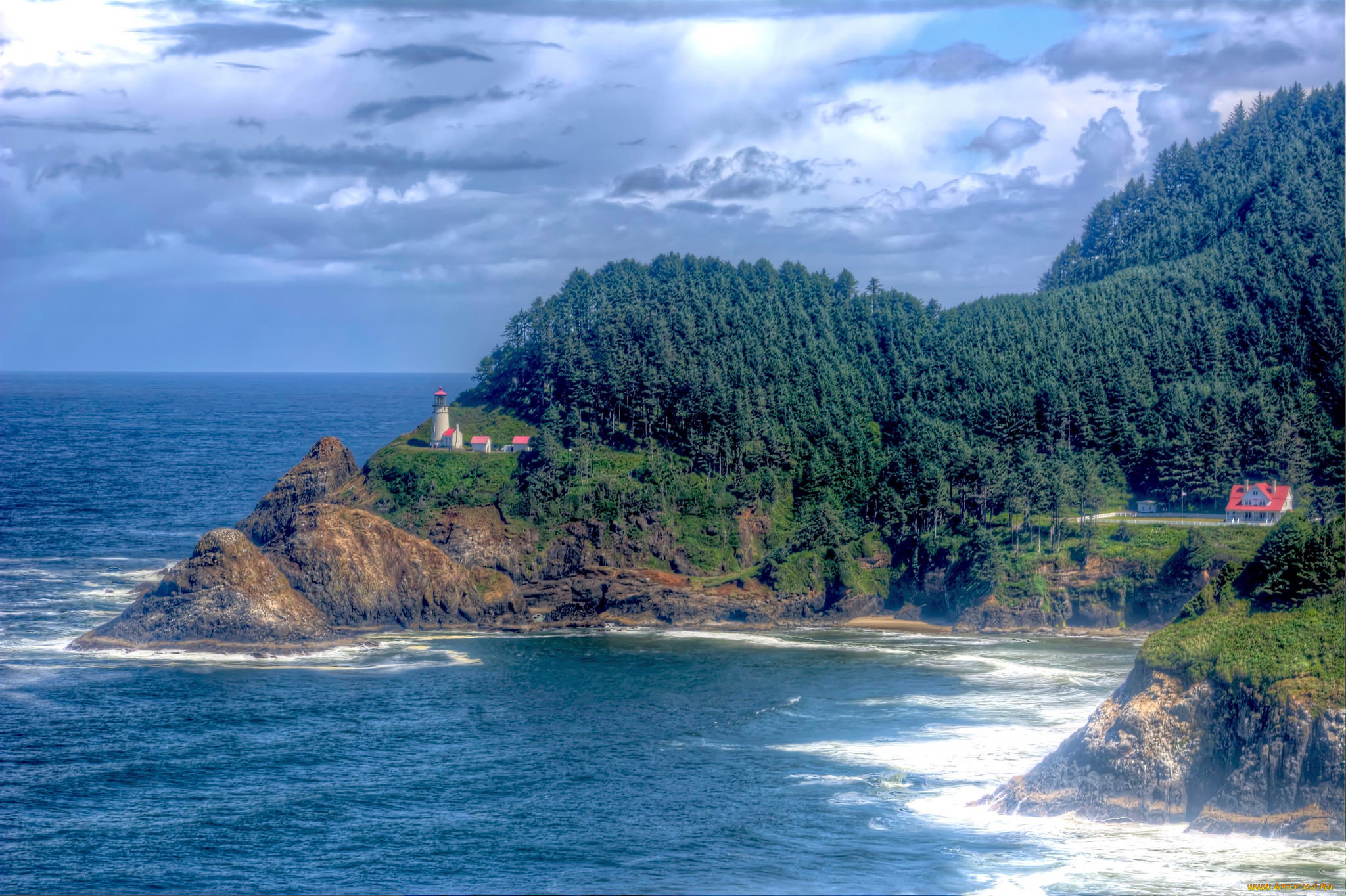 природа, маяки, маяк, побережье