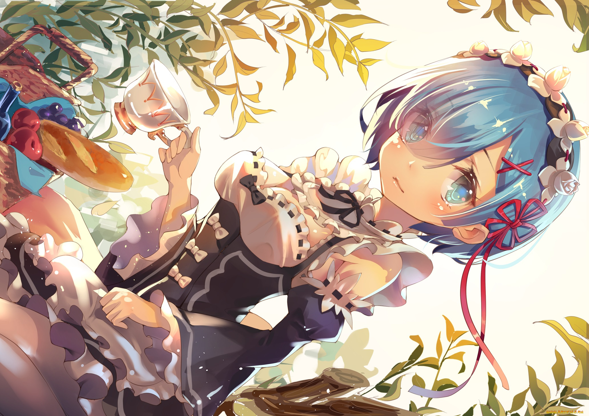 аниме, re, , zero, kara, hajimeru, isekai, seikatsu, девочка