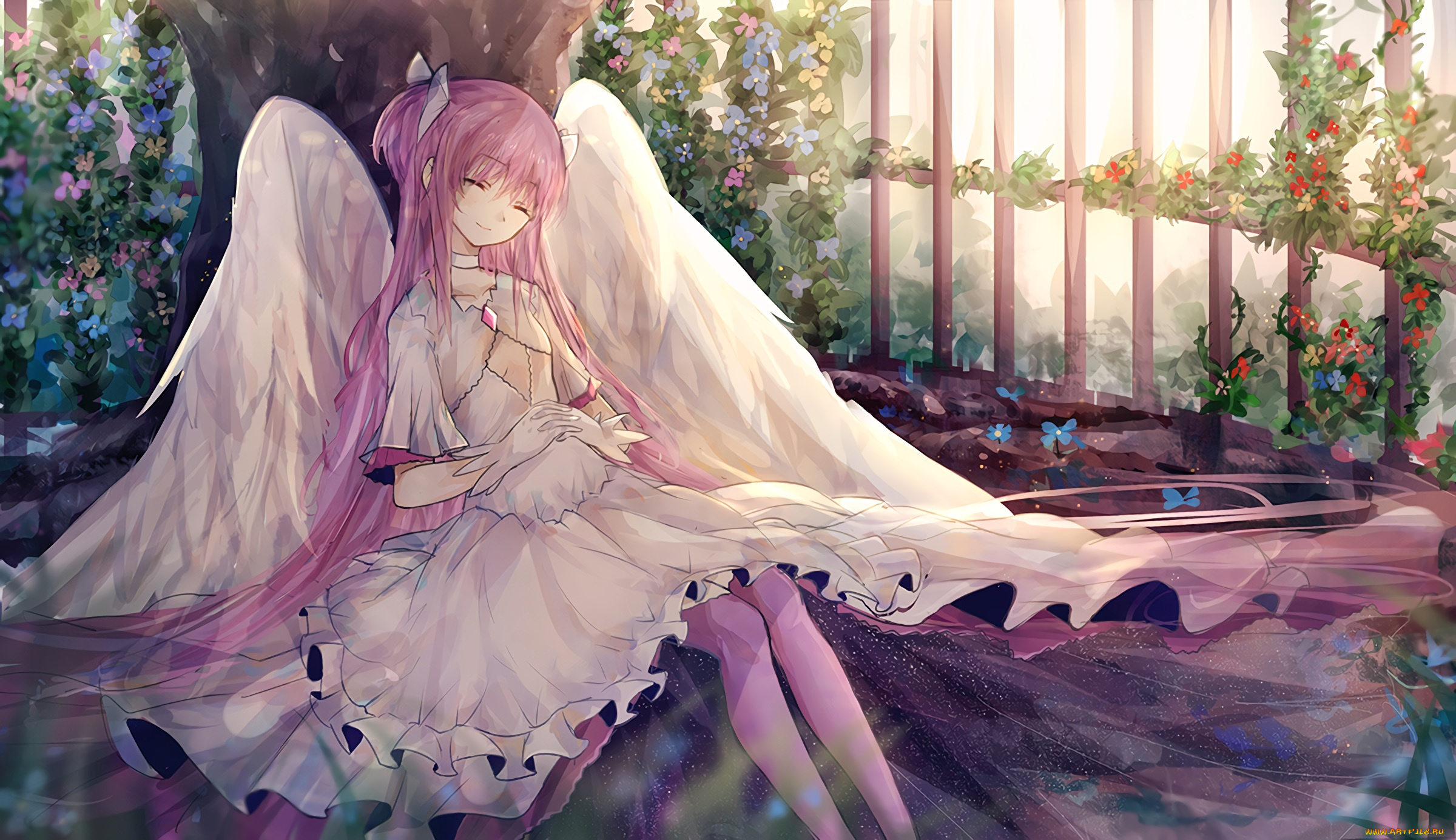 аниме, mahou, shoujo, madoka, magika, kaname, madoka