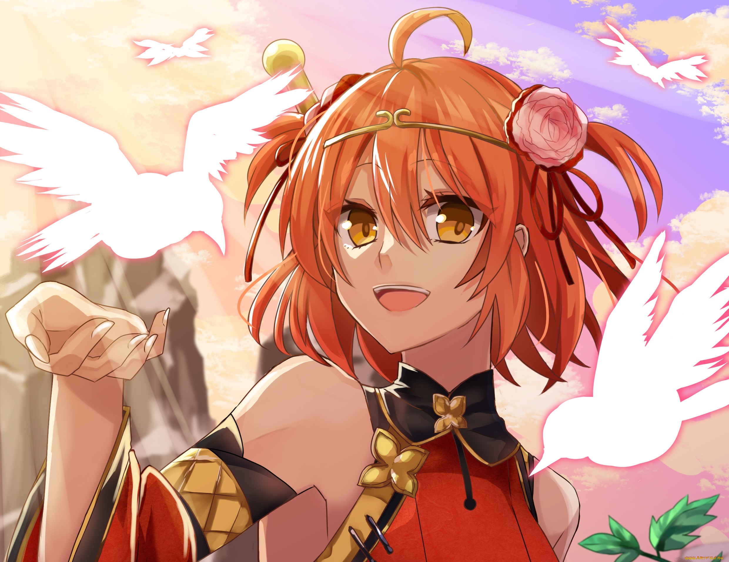 аниме, магия, , колдовство, , halloween, девушка