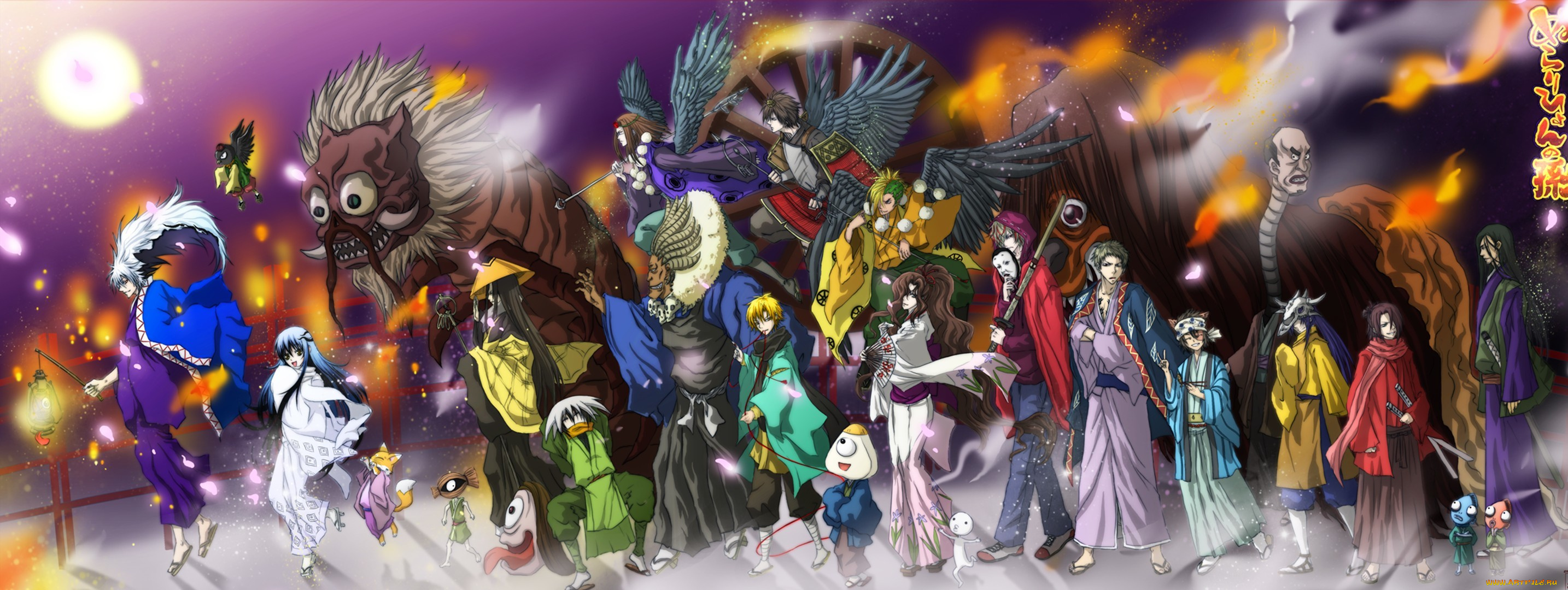 аниме, nurarihyon, no, mago, nurarihyon, no, mago