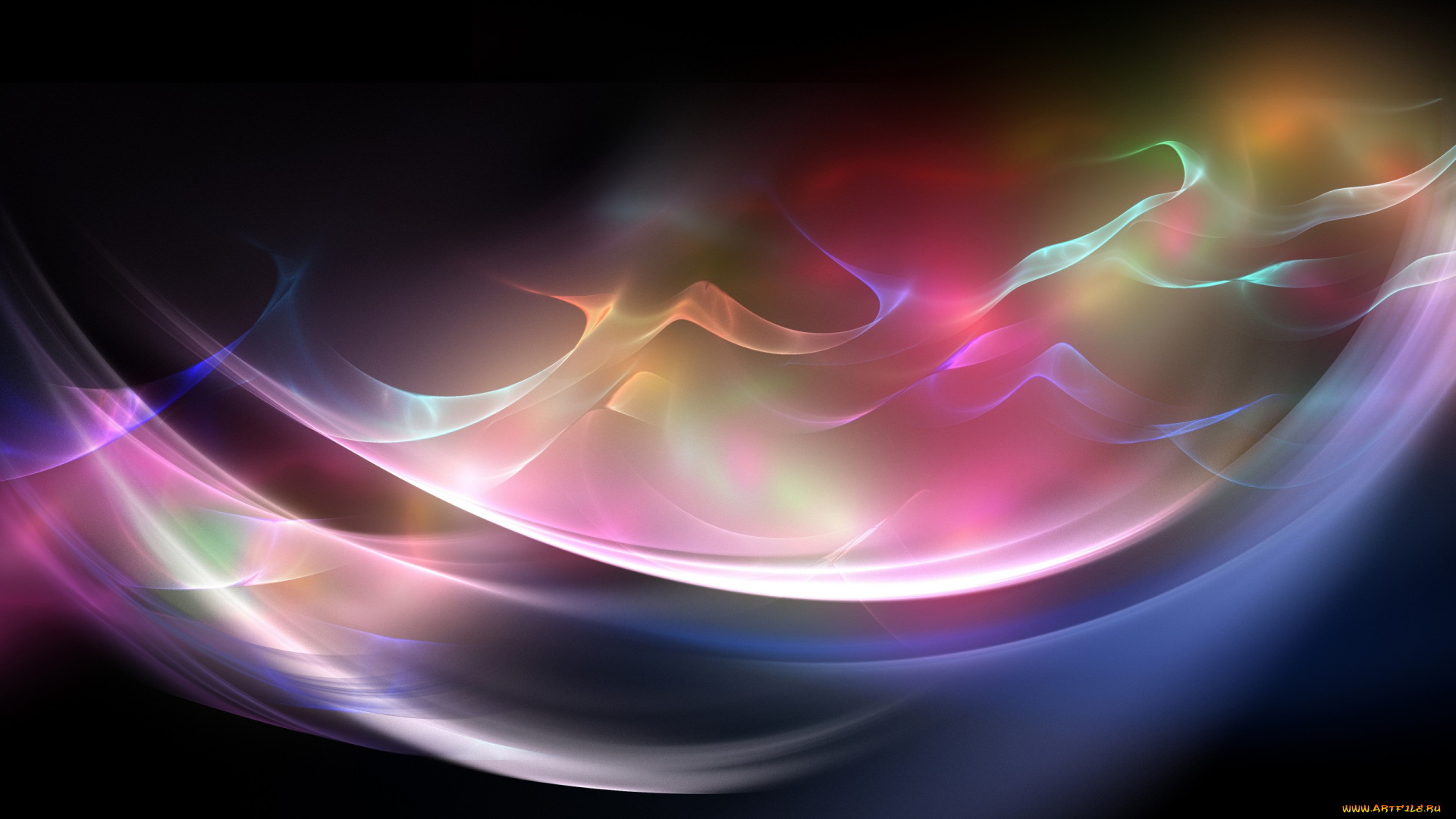 3д, графика, абстракция, , abstract, линии, волны