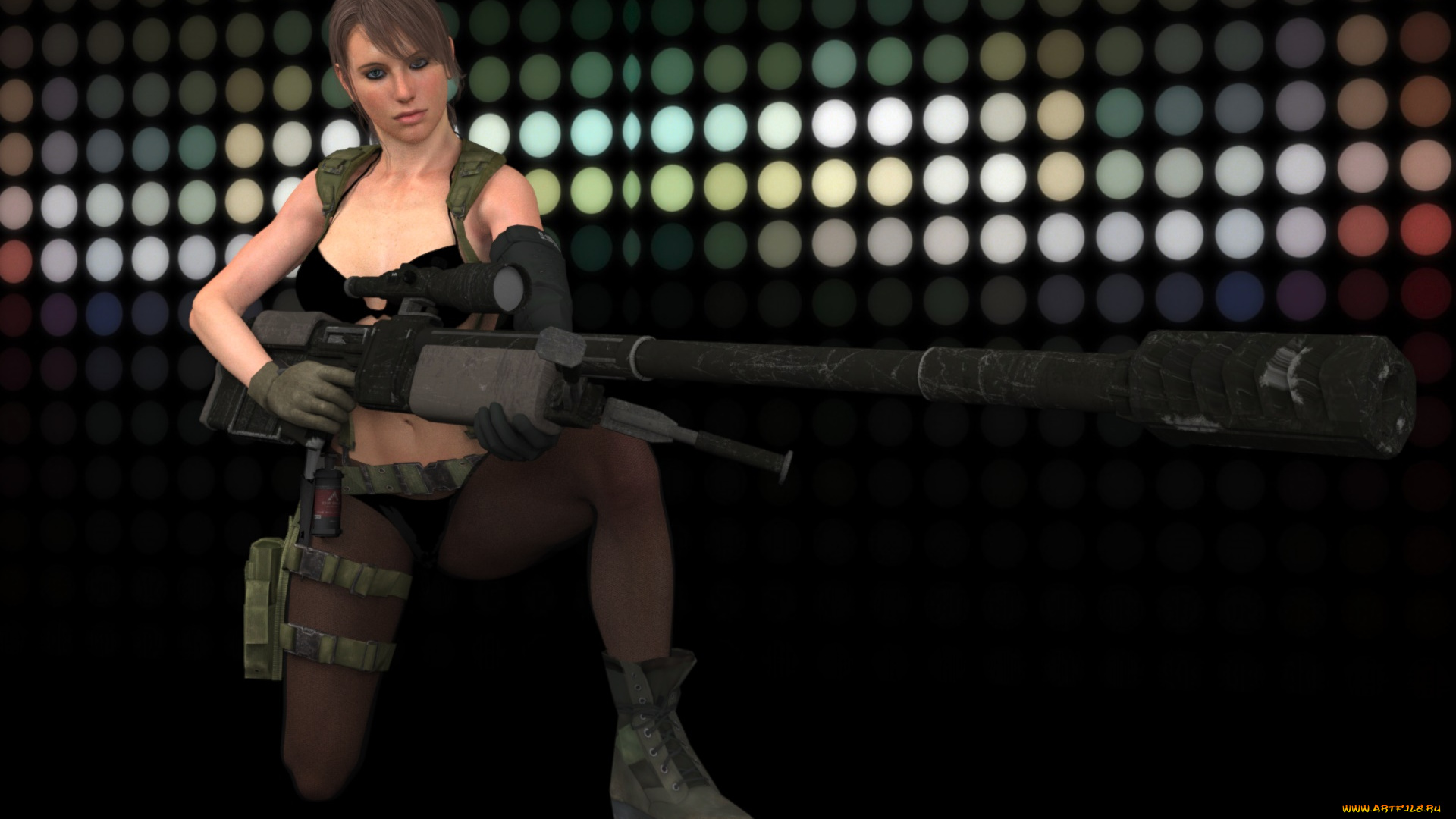 3д, графика, фантазия, , fantasy, фон, взгляд, девушка