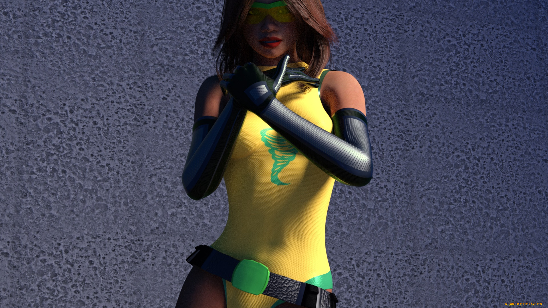 3д, графика, люди, , people, девушка, взгляд, фон