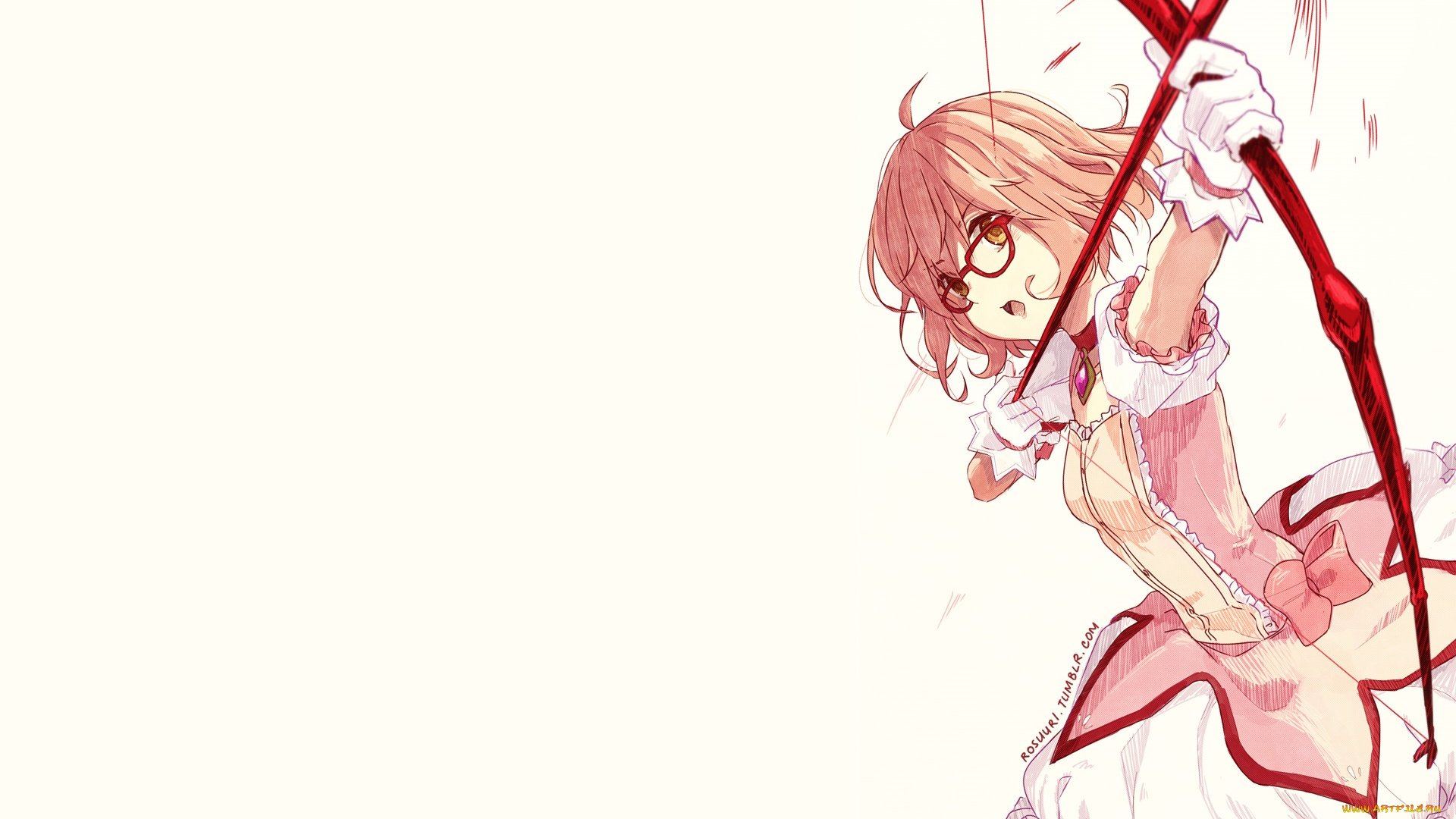 аниме, kyoukai, no, kanata, мирай