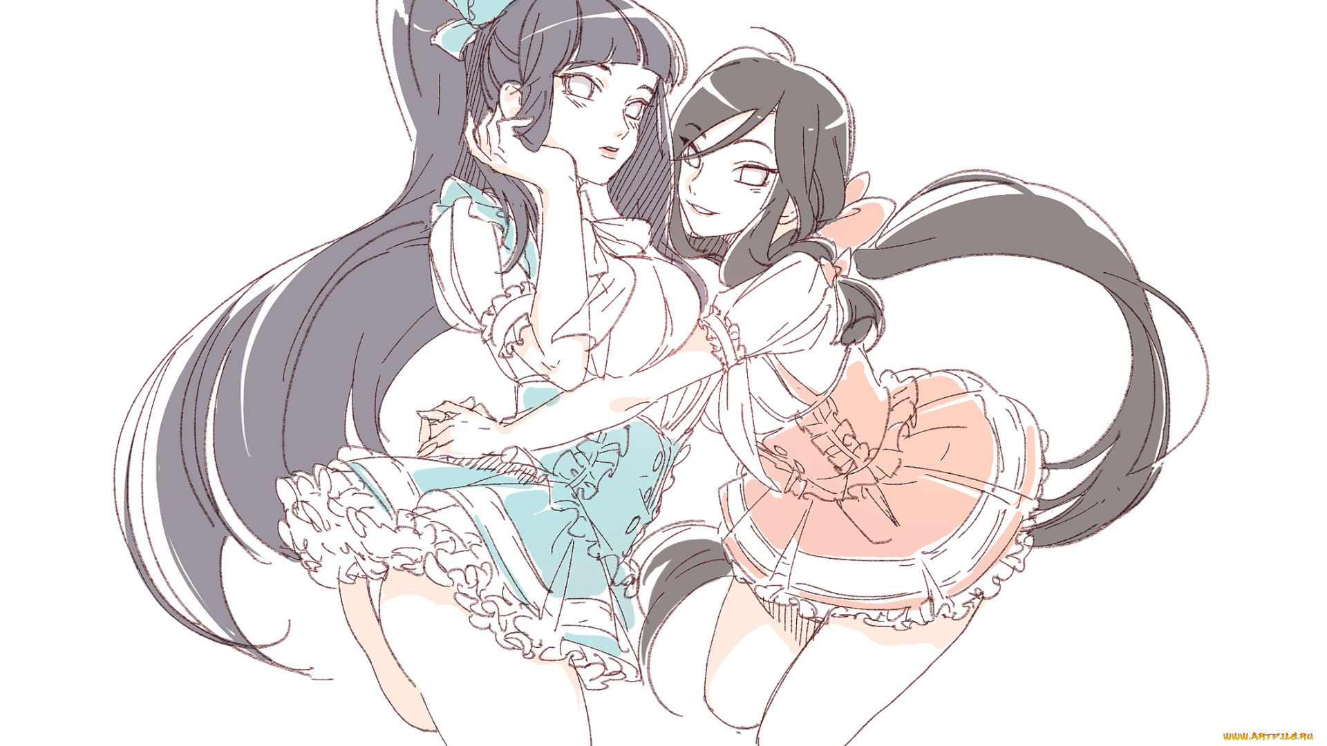 аниме, naruto, девочки