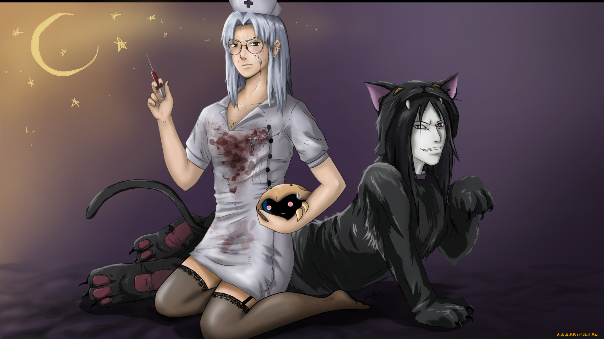 аниме, naruto, орочимару, кабуто