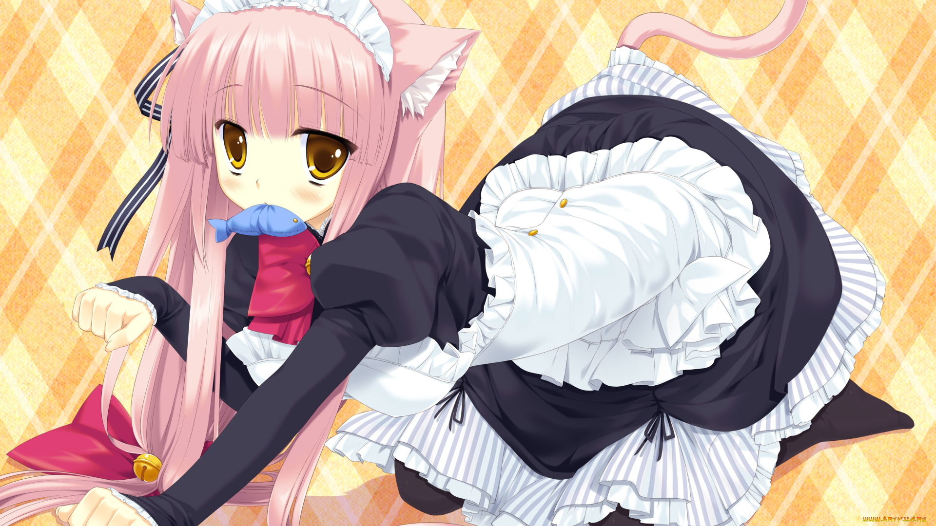 аниме, животные, , существа, nekonade, distortion