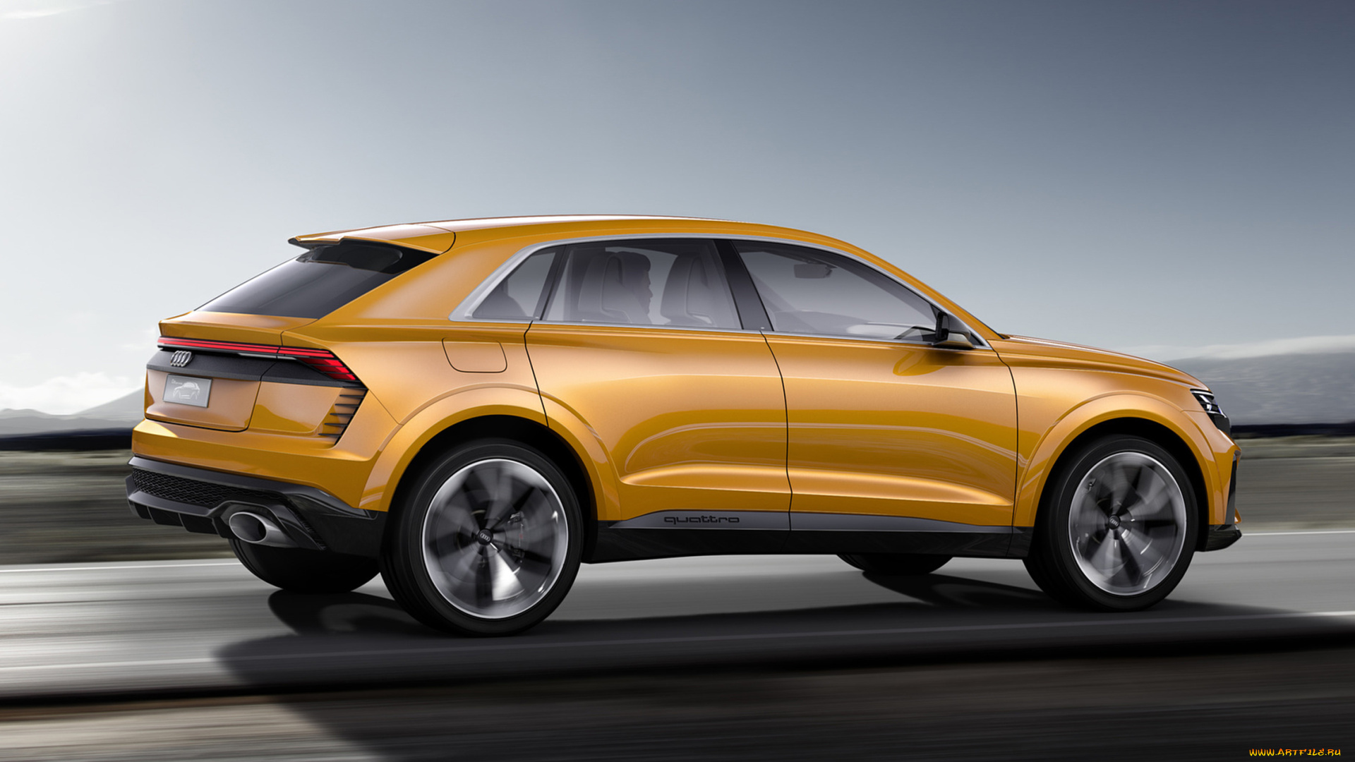 audi, q8, sport, concept, 2018, автомобили, audi, concept, sport, q8, 2018